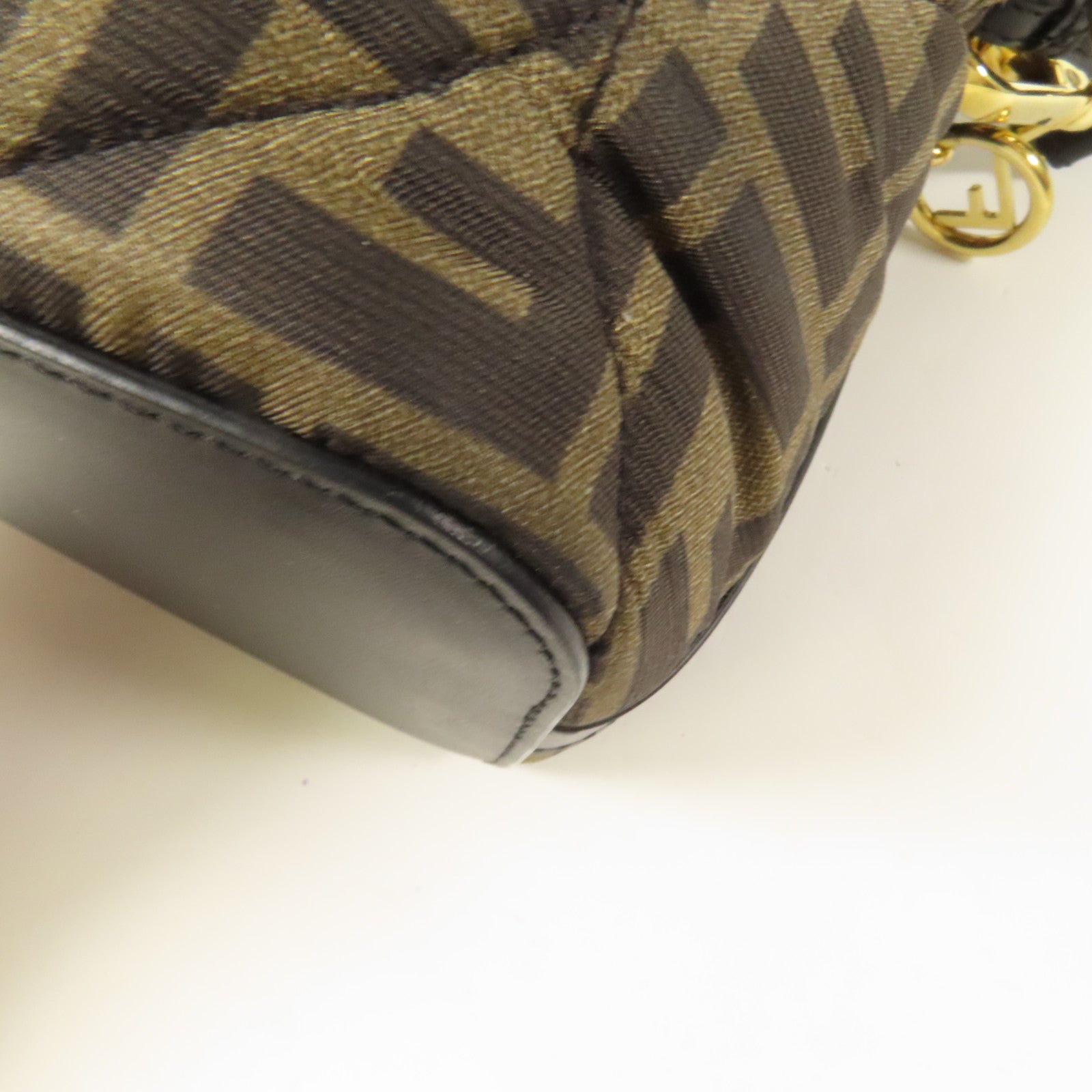 FENDI 帆布Mon Tresor金扣手挽肩背兩用袋