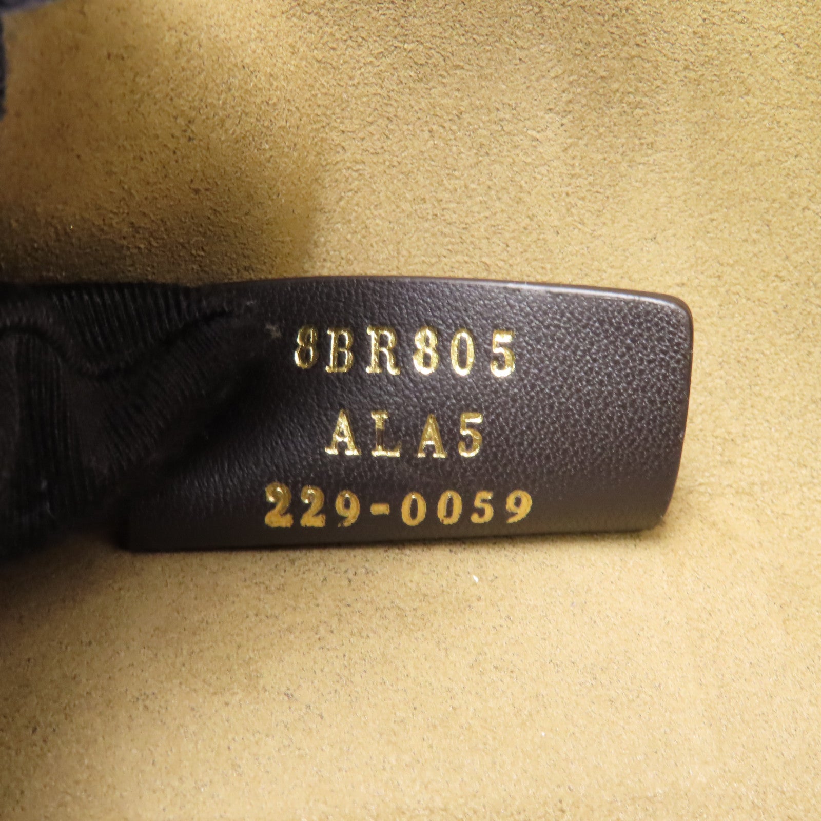 FENDI 羊毛皮/小牛皮O'Lock Zip Bag金扣手挽肩背兩用袋啡色