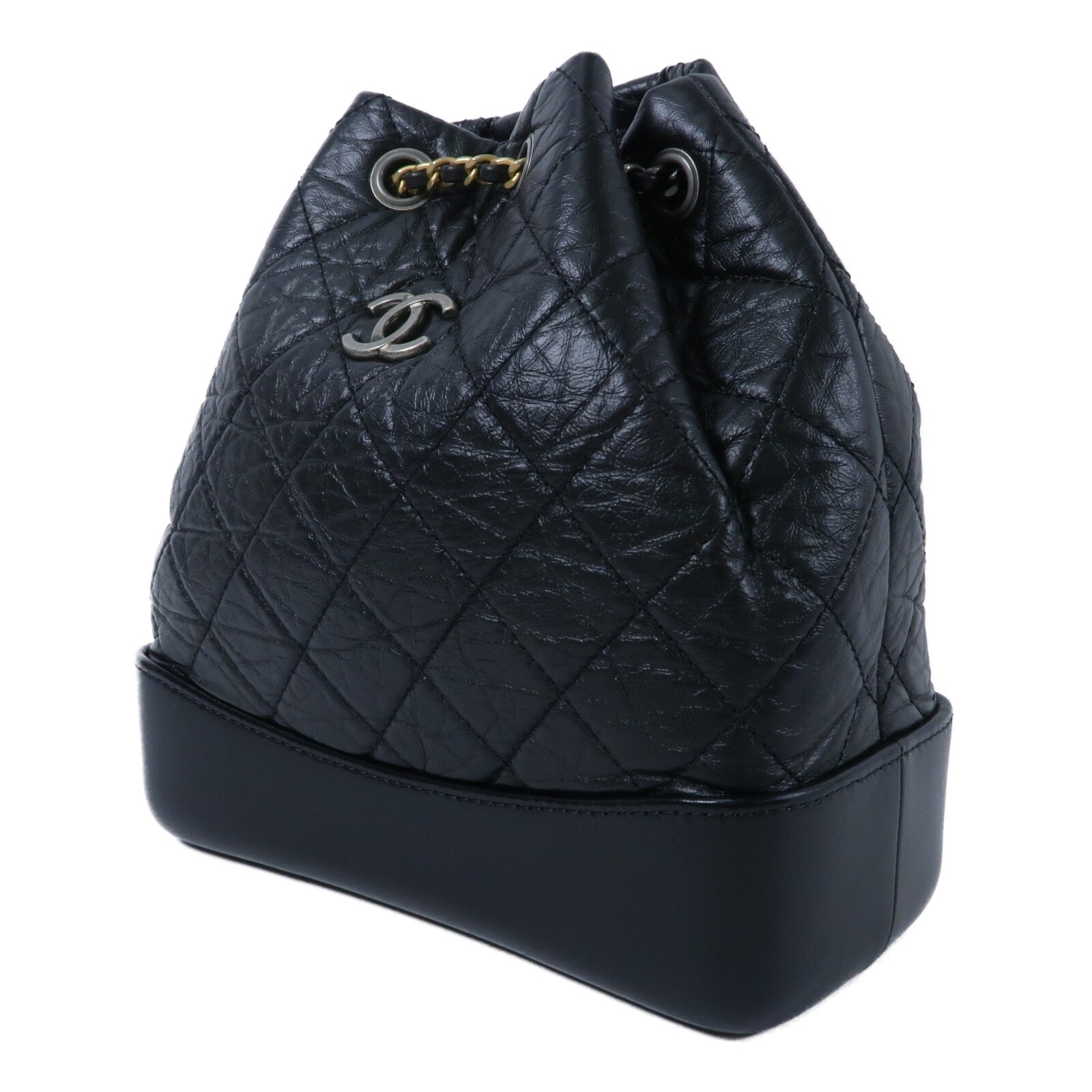 CHANEL 牛皮皮革Gabrielle BackPack鏈帶背包
