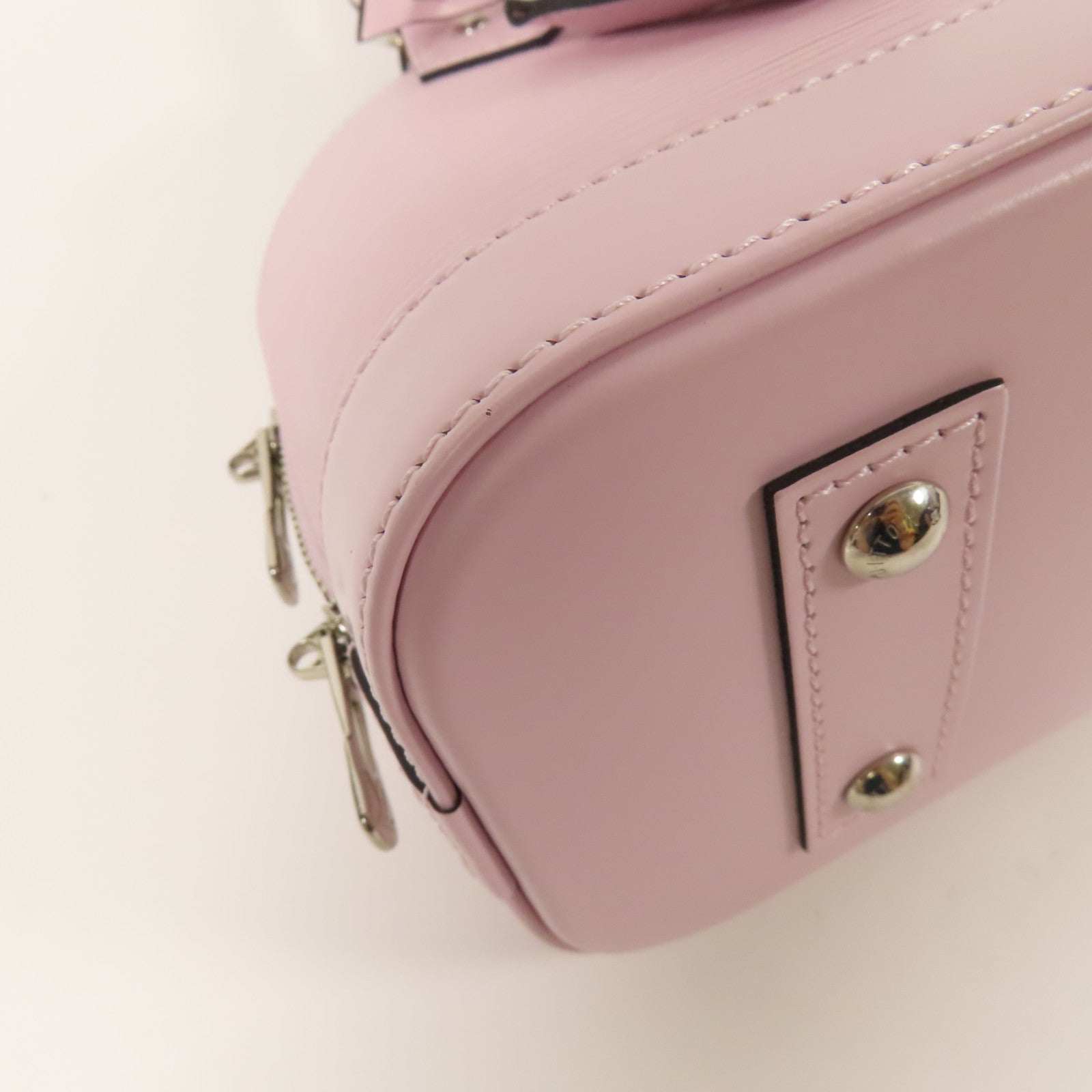LOUIS VUITTON Epi Alma BB銀扣手挽肩背兩用袋