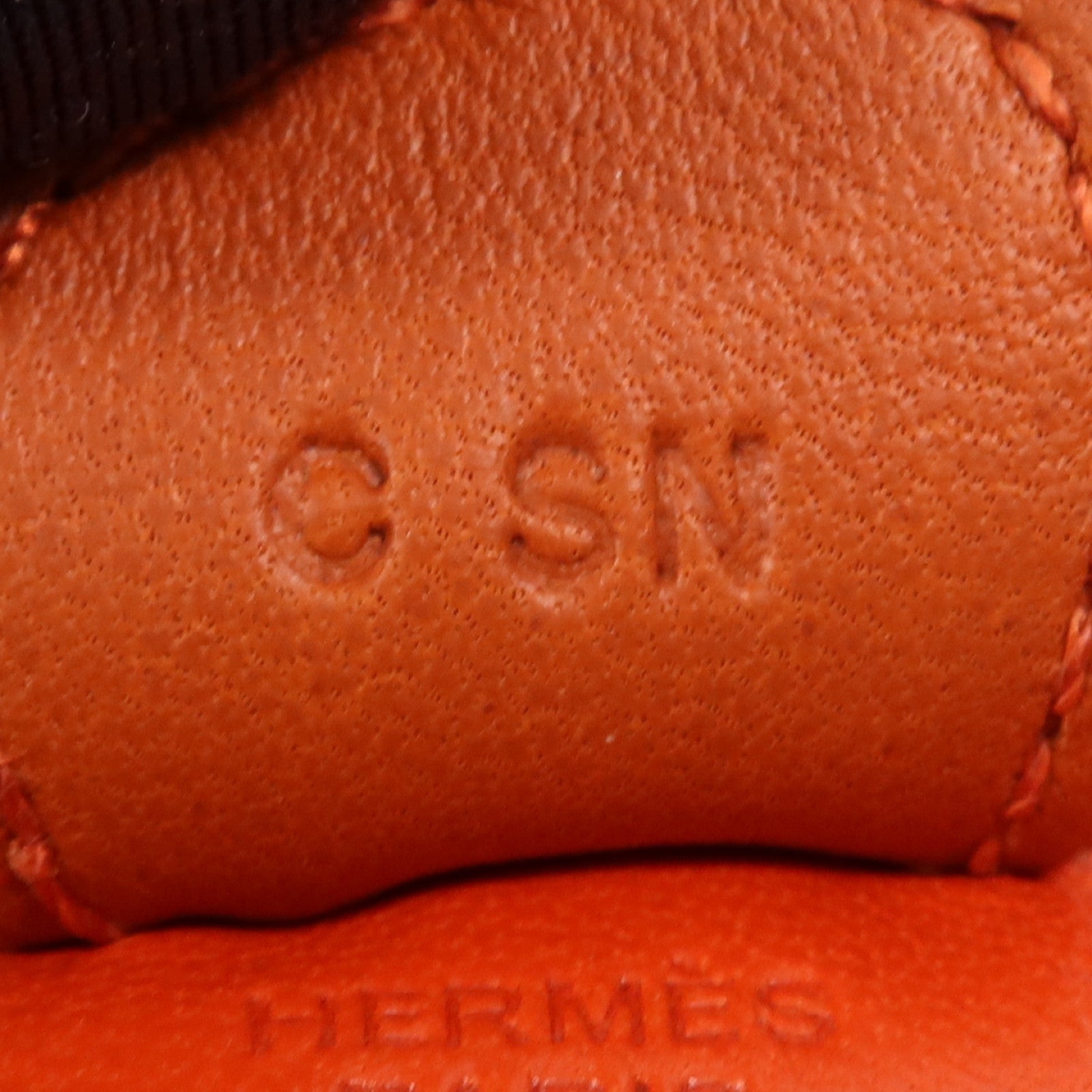 HERMES 皮革Rodeo PM掛飾