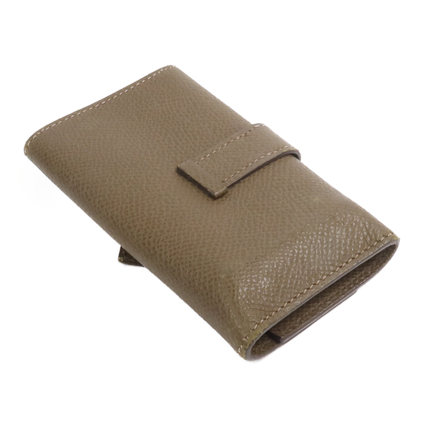 HERMES Epsom皮革Bearn Key Holder鎖匙包Etain