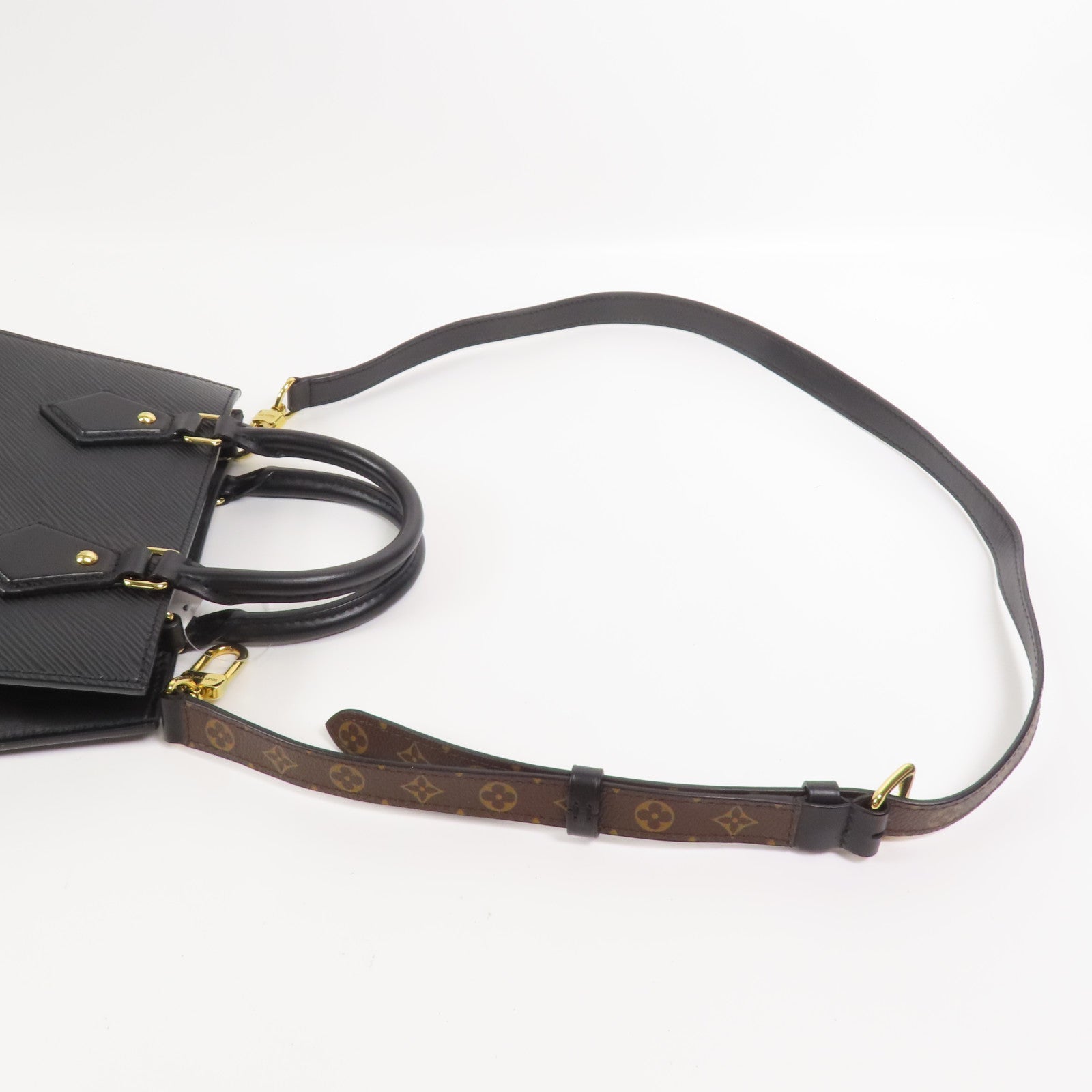 LOUIS VUITTON Epi Sac Plat BB金扣手挽肩背兩用袋