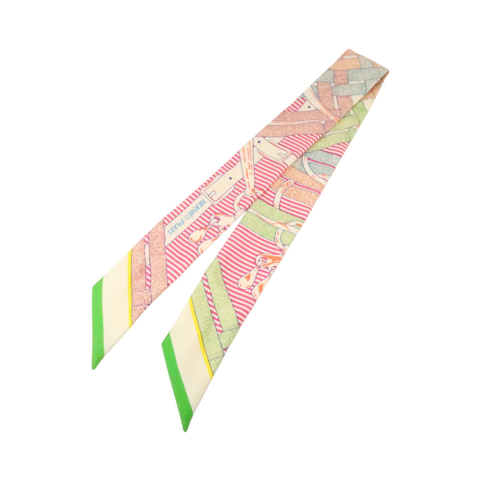 HERMES 絲質Twilly絲巾