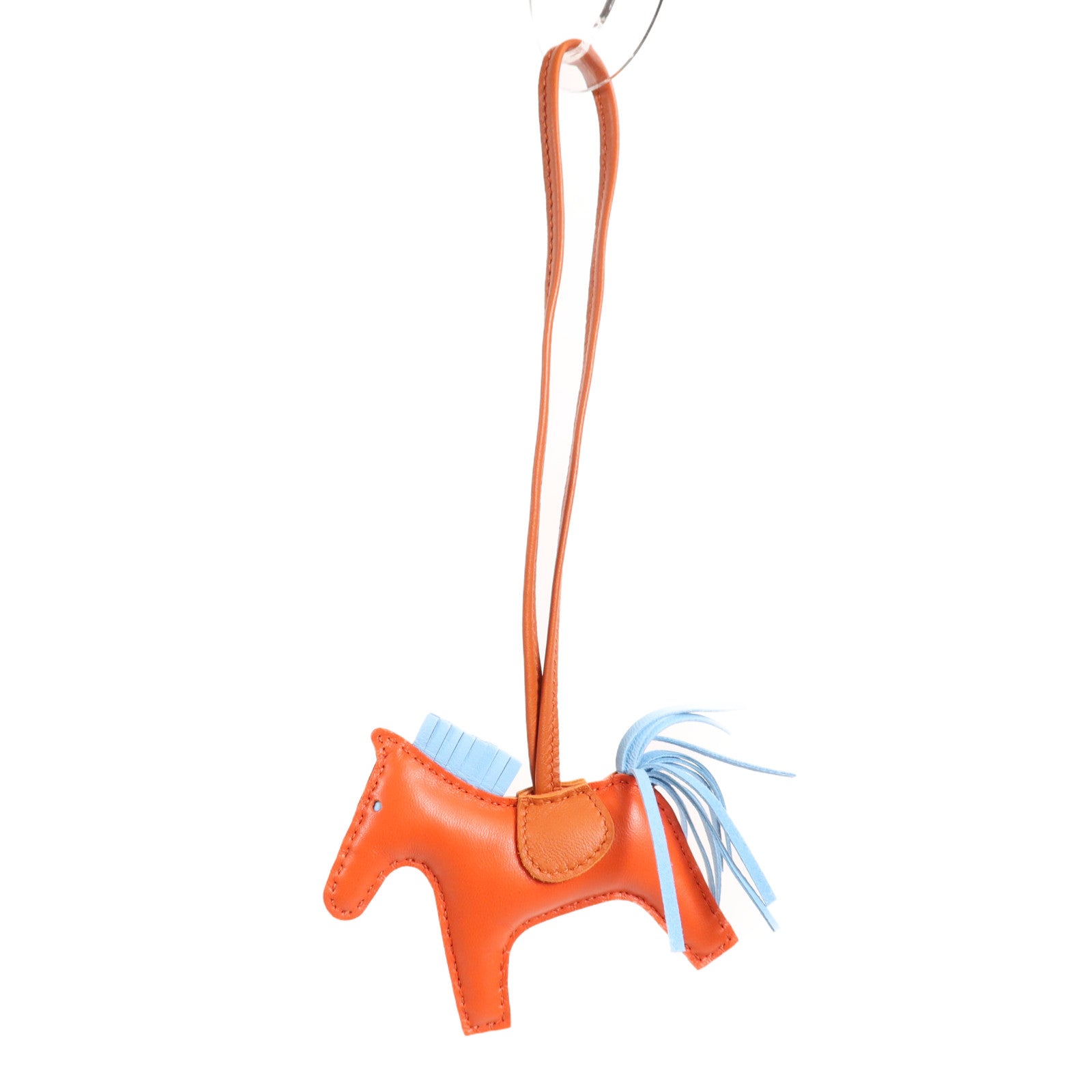 HERMES 皮革Rodeo PM掛飾