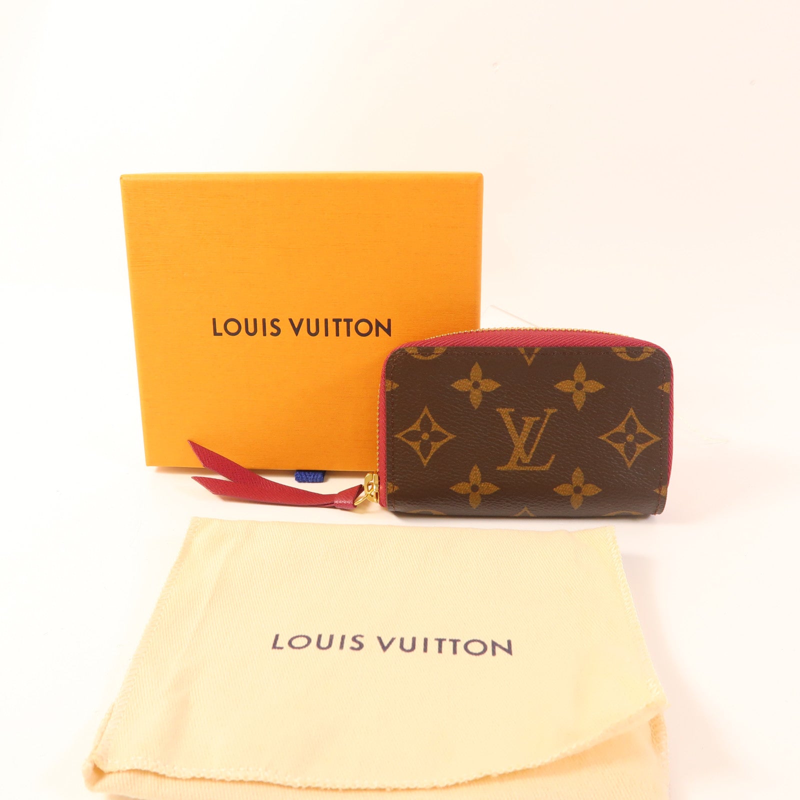 LOUIS VUITTON Monogram Zippy Card Case金扣卡片套