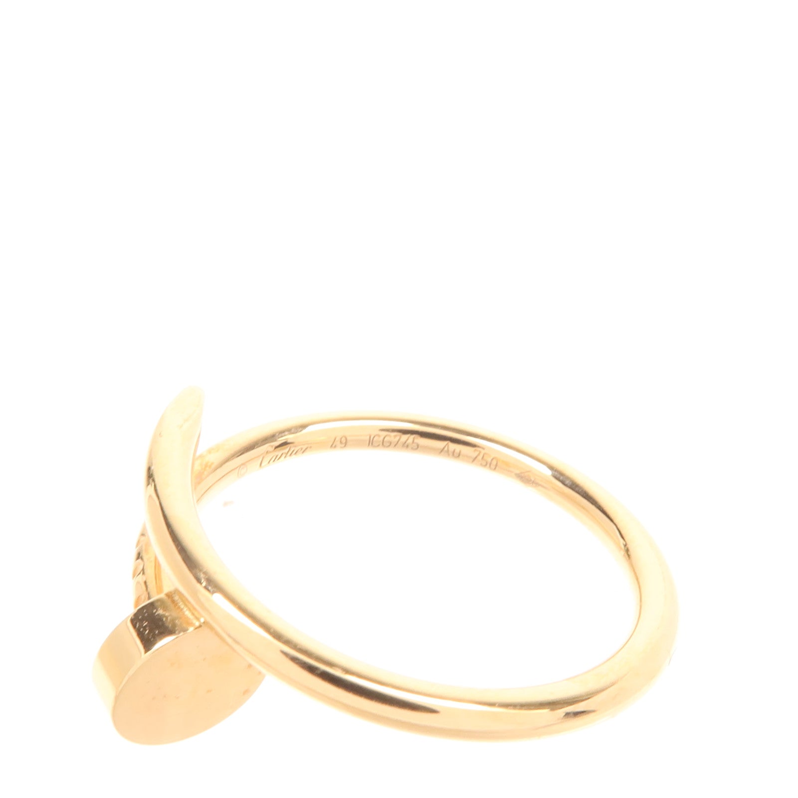 CARTIER 18K玫瑰金Juste un Clou戒指Cartier#49/US#5.5