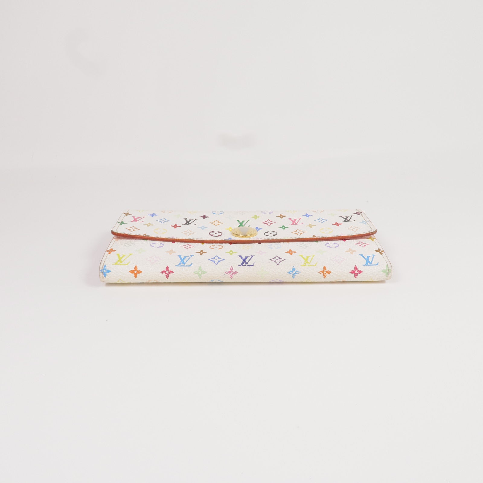 LOUIS VUITTON Monogram Multicolore Portefeuille Sarah Long Wallet金扣長錢包