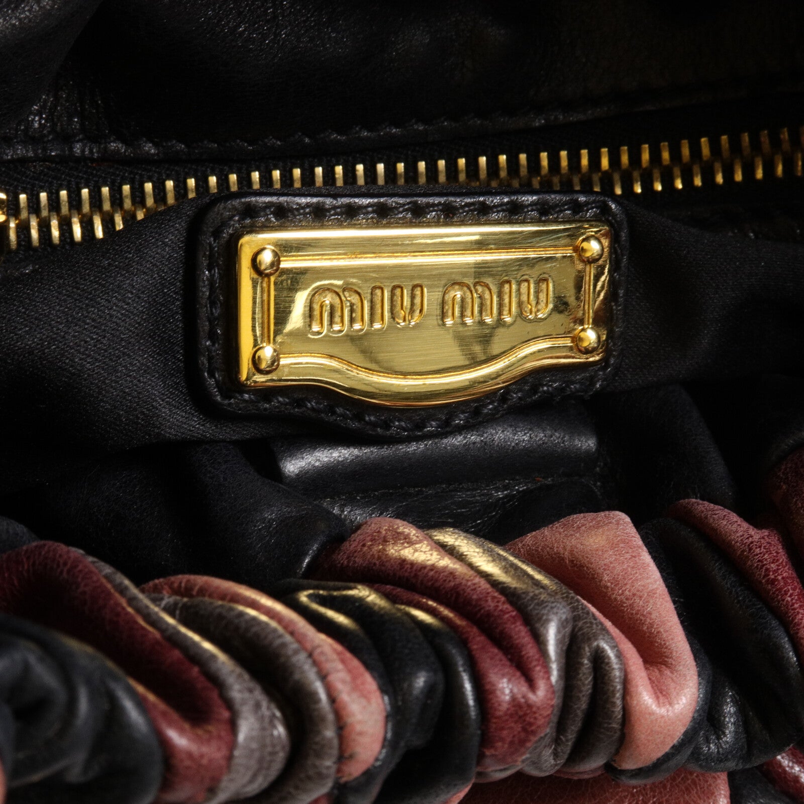 Miu Miu 牛皮皮革2 Way Shoulder手挽肩背兩用袋