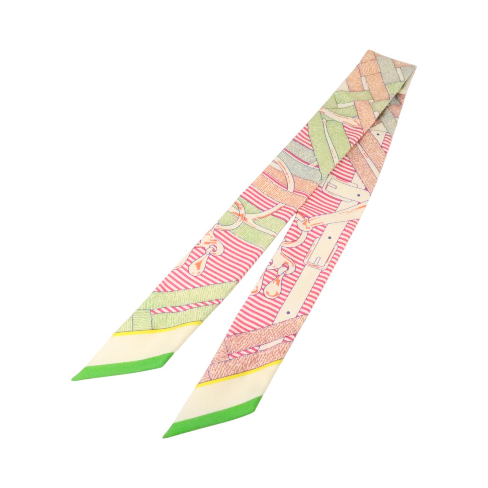 HERMES 絲質Twilly絲巾