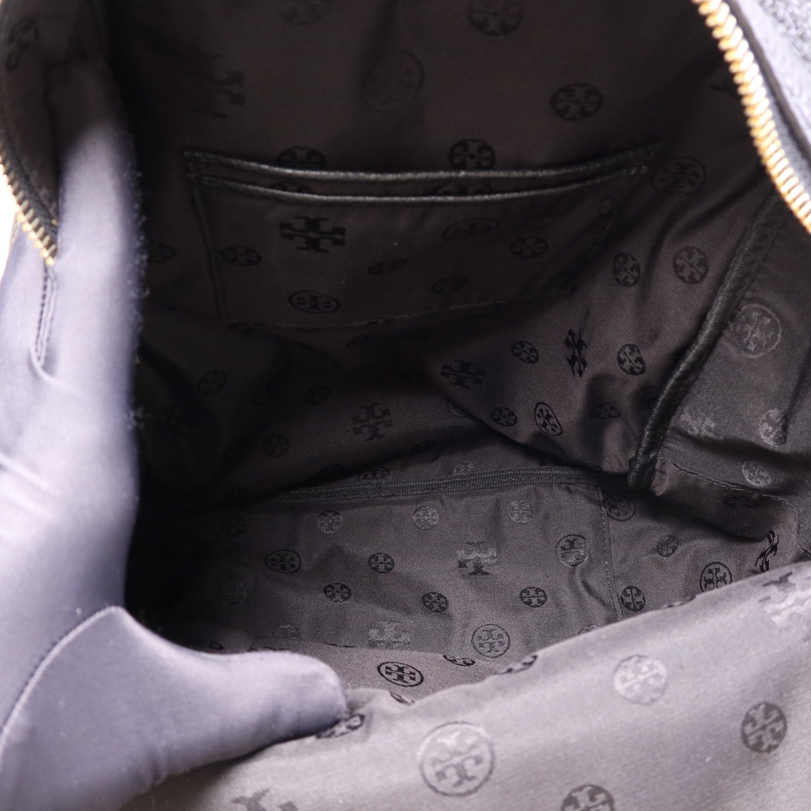 Tory Burch 牛皮皮革Backpack金扣肩背袋