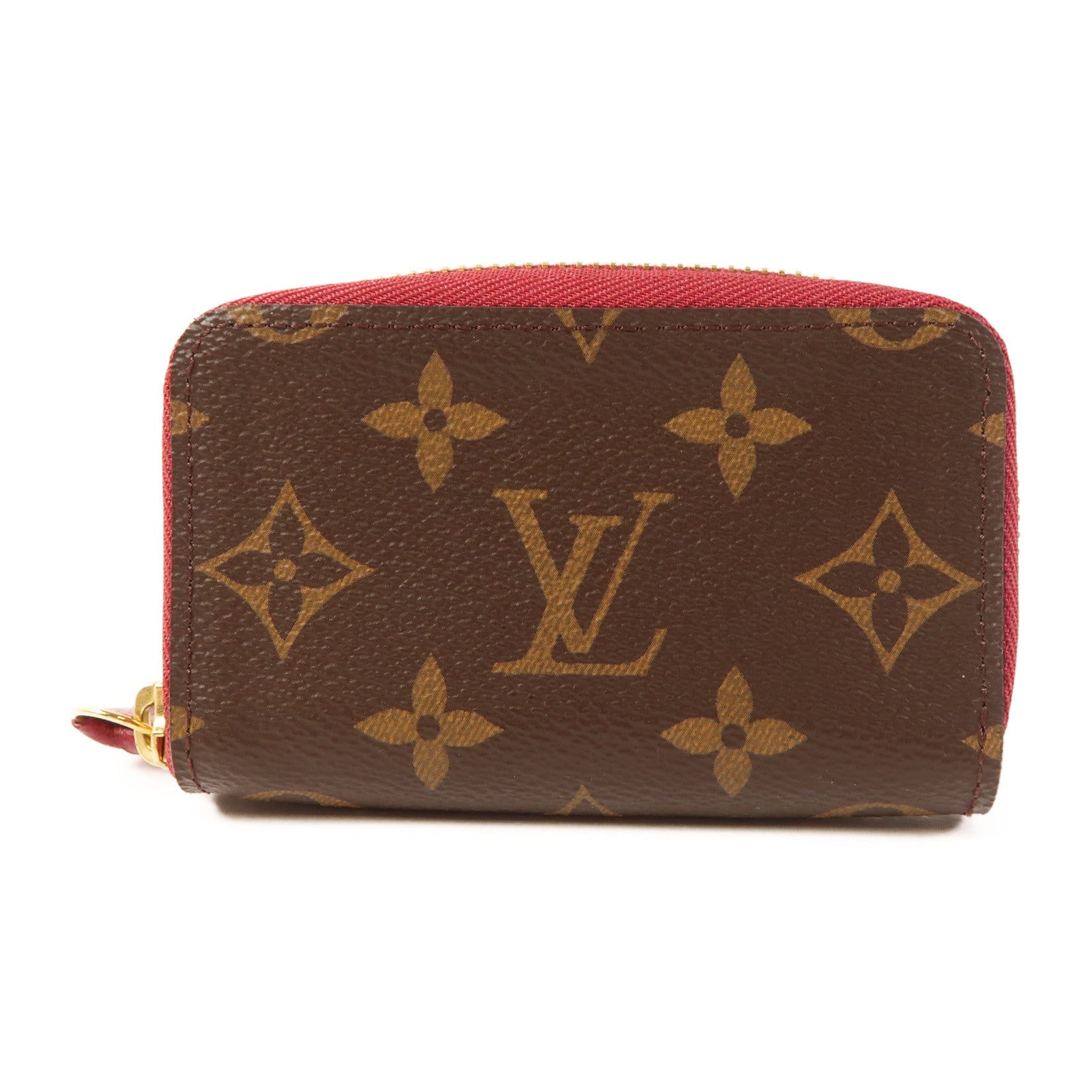 LOUIS VUITTON Monogram Zippy Card Case金扣卡片套