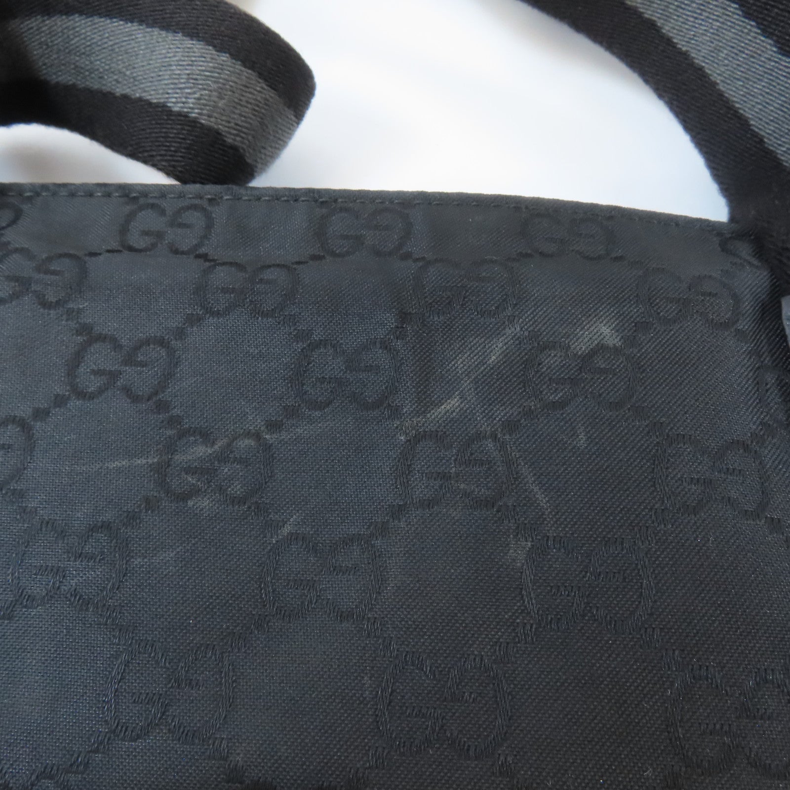 GUCCI 尼龍Tote Bag手挽袋黑色