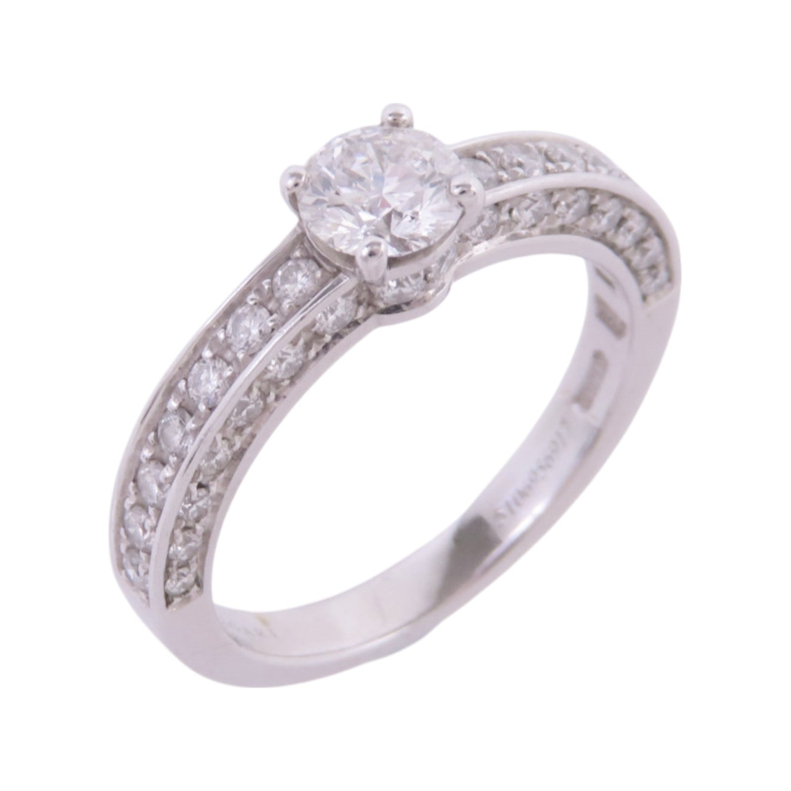BVLGARI 【激減優惠】PT950鉑金Diamond Ring戒指US#4.5