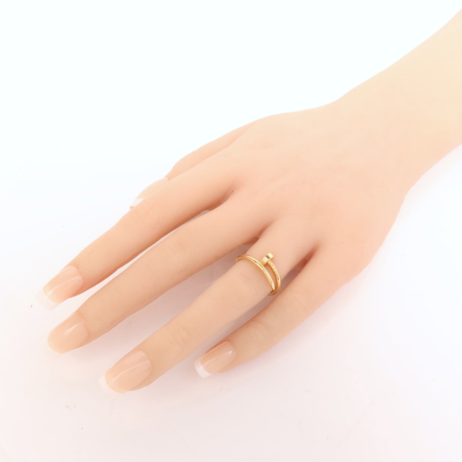 CARTIER 18K玫瑰金Juste un Clou戒指Cartier#49/US#5.5