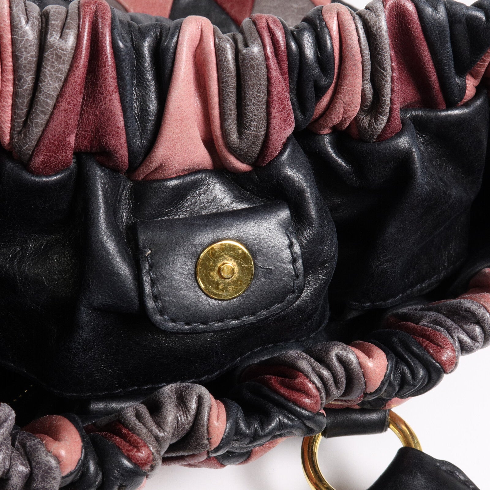 Miu Miu 牛皮皮革2 Way Shoulder手挽肩背兩用袋