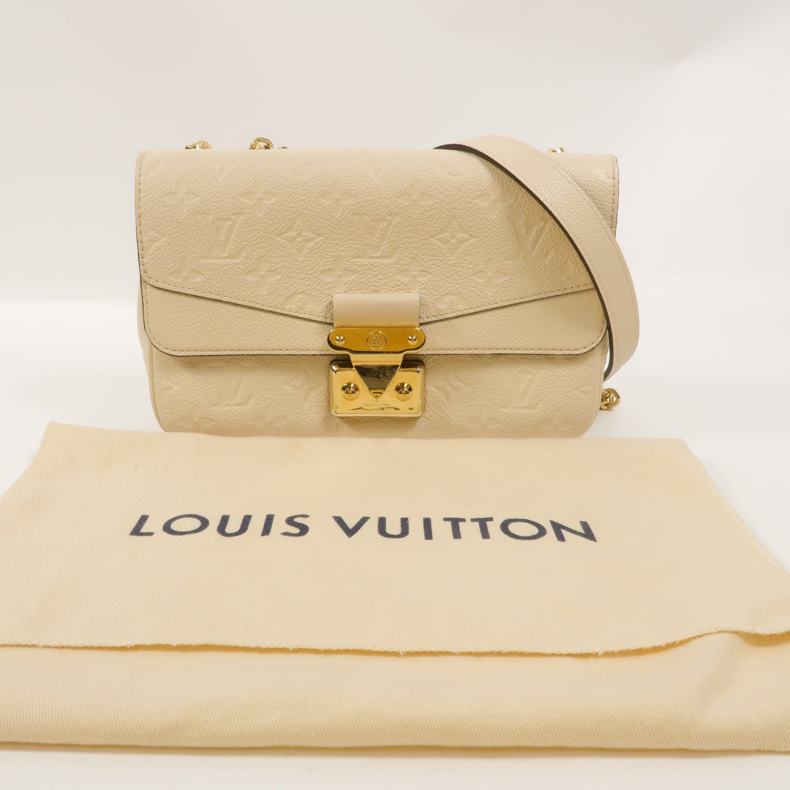 LOUIS VUITTON Monogram Empreinte Marceau鏈帶肩背袋