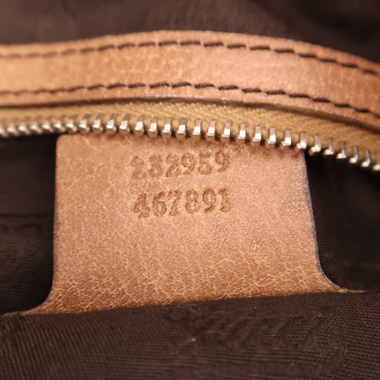 GUCCI 牛皮皮革Shoulder Bag銀扣肩背袋