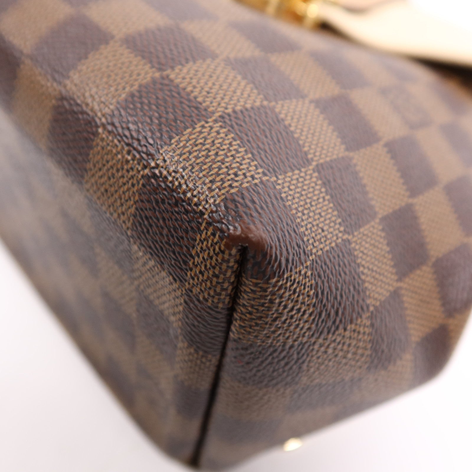 LOUIS VUITTON Damier Ebene Clapton金扣背包
