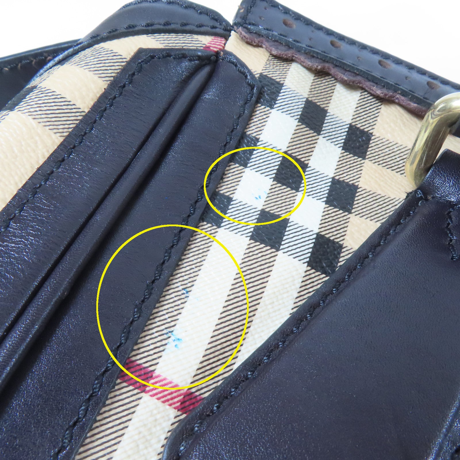 BURBERRY 【激減優惠】塗層帆布2 Way Shoulder金扣手挽肩背兩用袋啡色