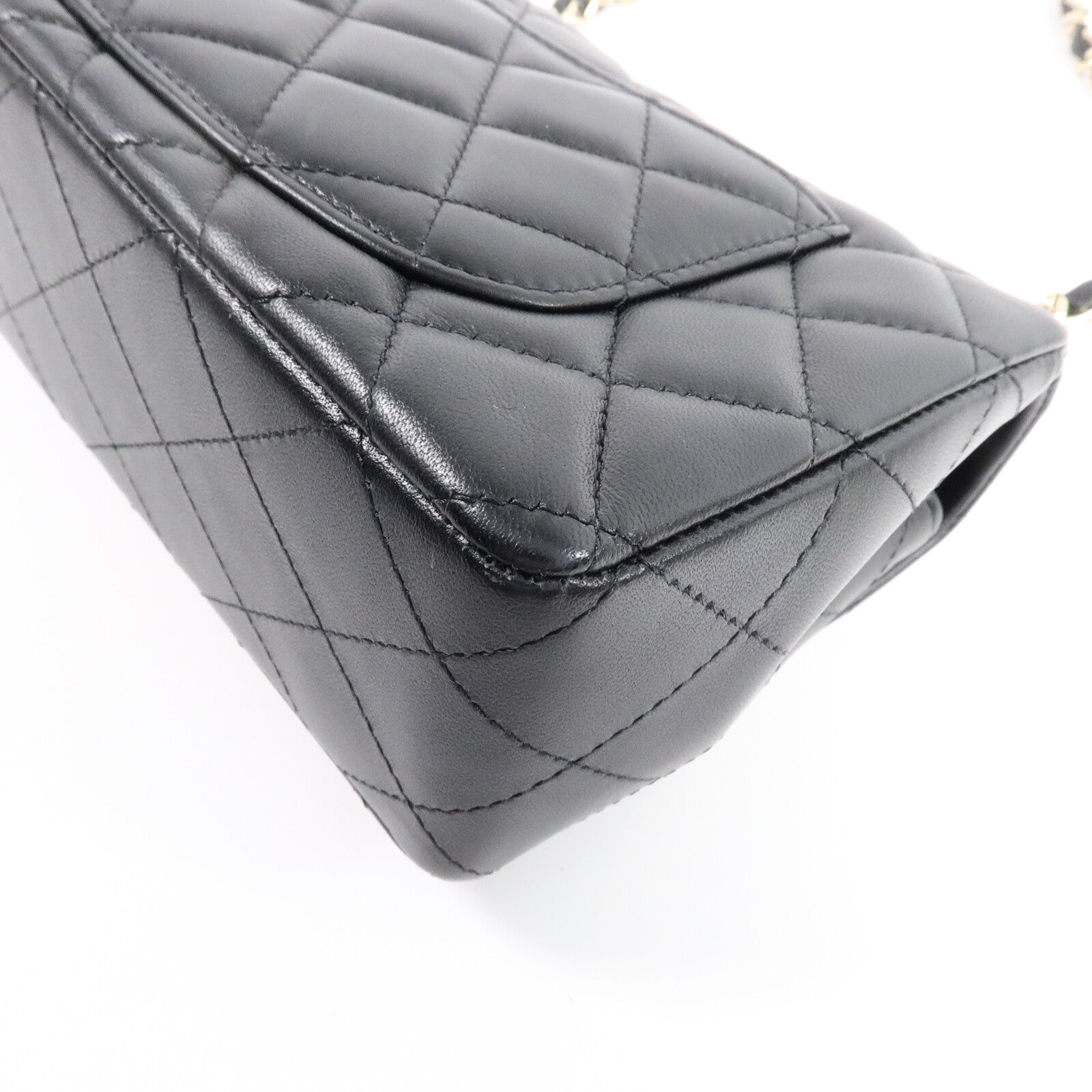 CHANEL 羊皮皮革Mini Classic 20鏈帶肩背袋
