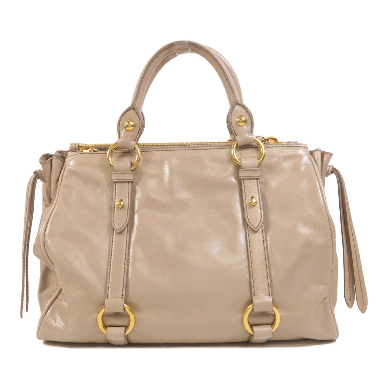 Miu Miu 牛皮皮革2 Way Shoulder手挽肩背兩用袋