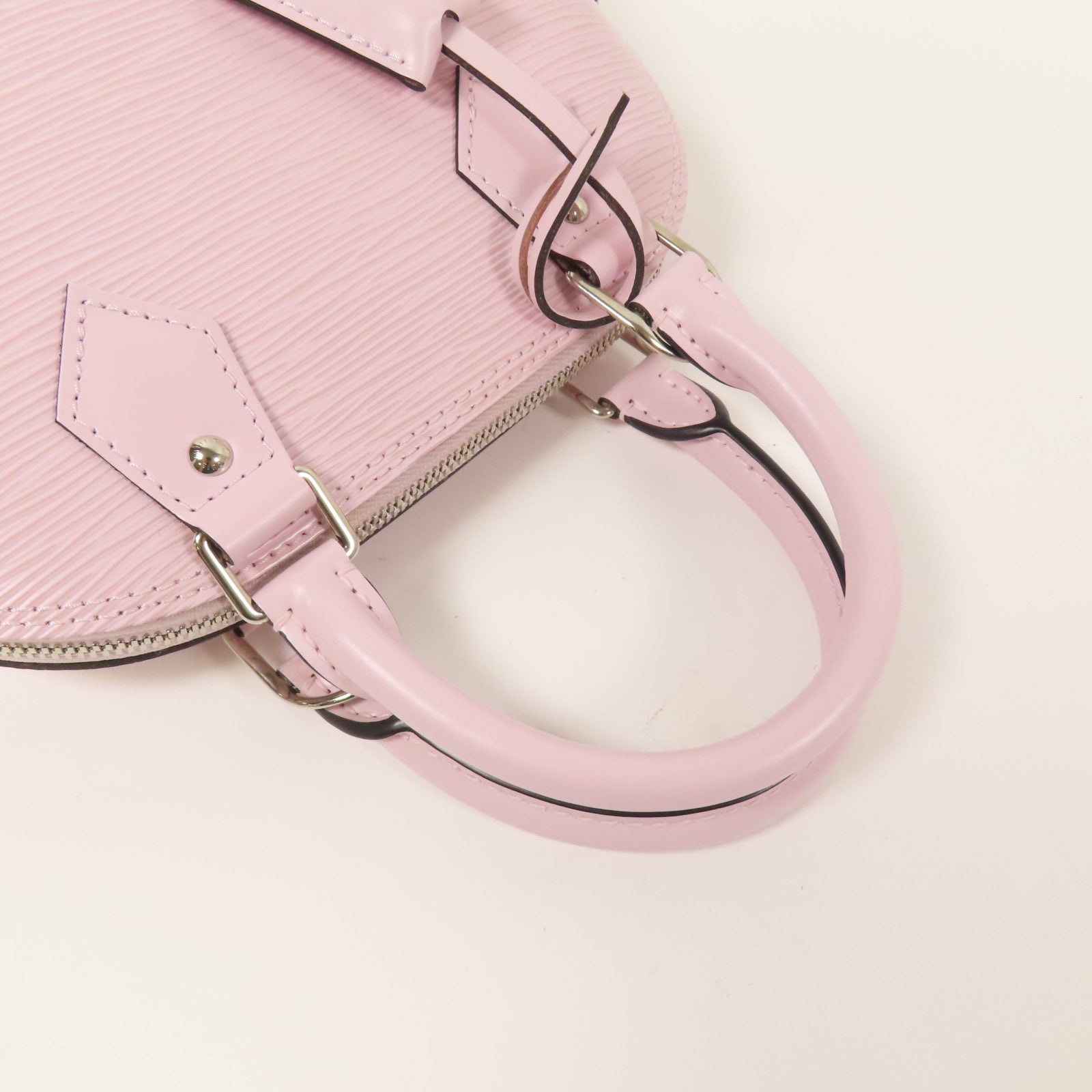 LOUIS VUITTON Epi Alma BB銀扣手挽肩背兩用袋