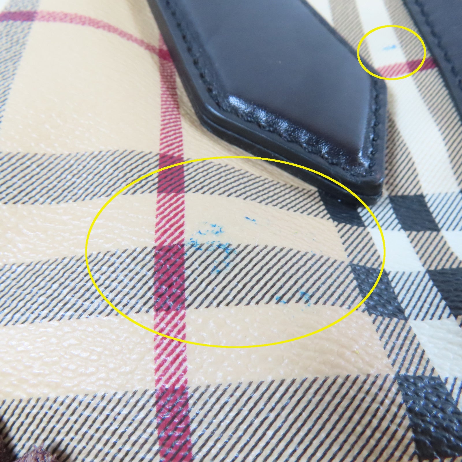 BURBERRY 【激減優惠】塗層帆布2 Way Shoulder金扣手挽肩背兩用袋啡色