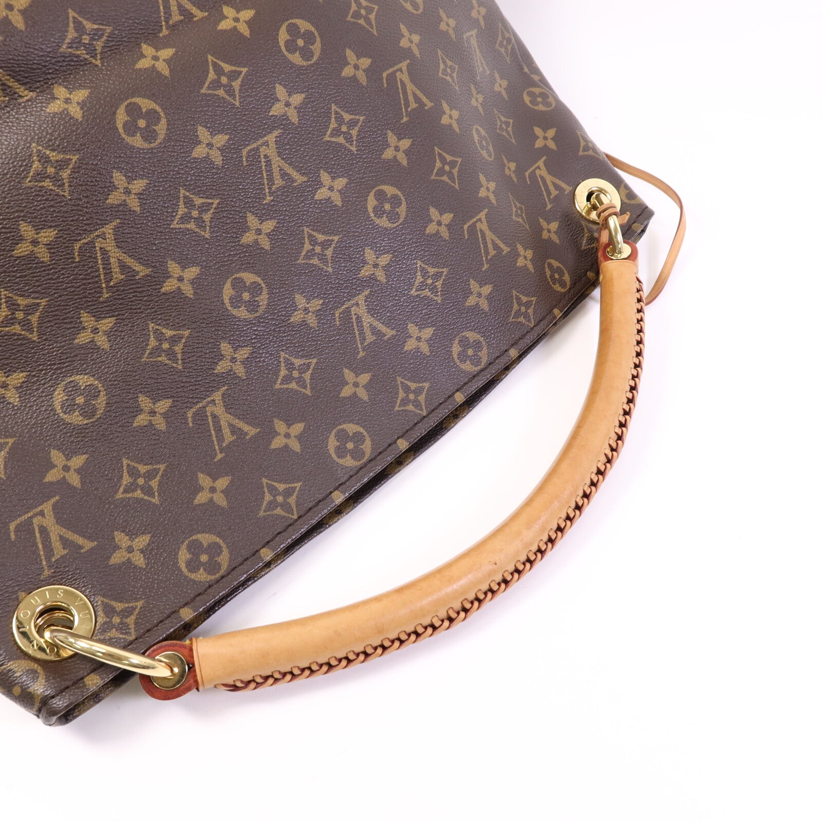 LOUIS VUITTON Monogram Artsy MM金扣肩背袋