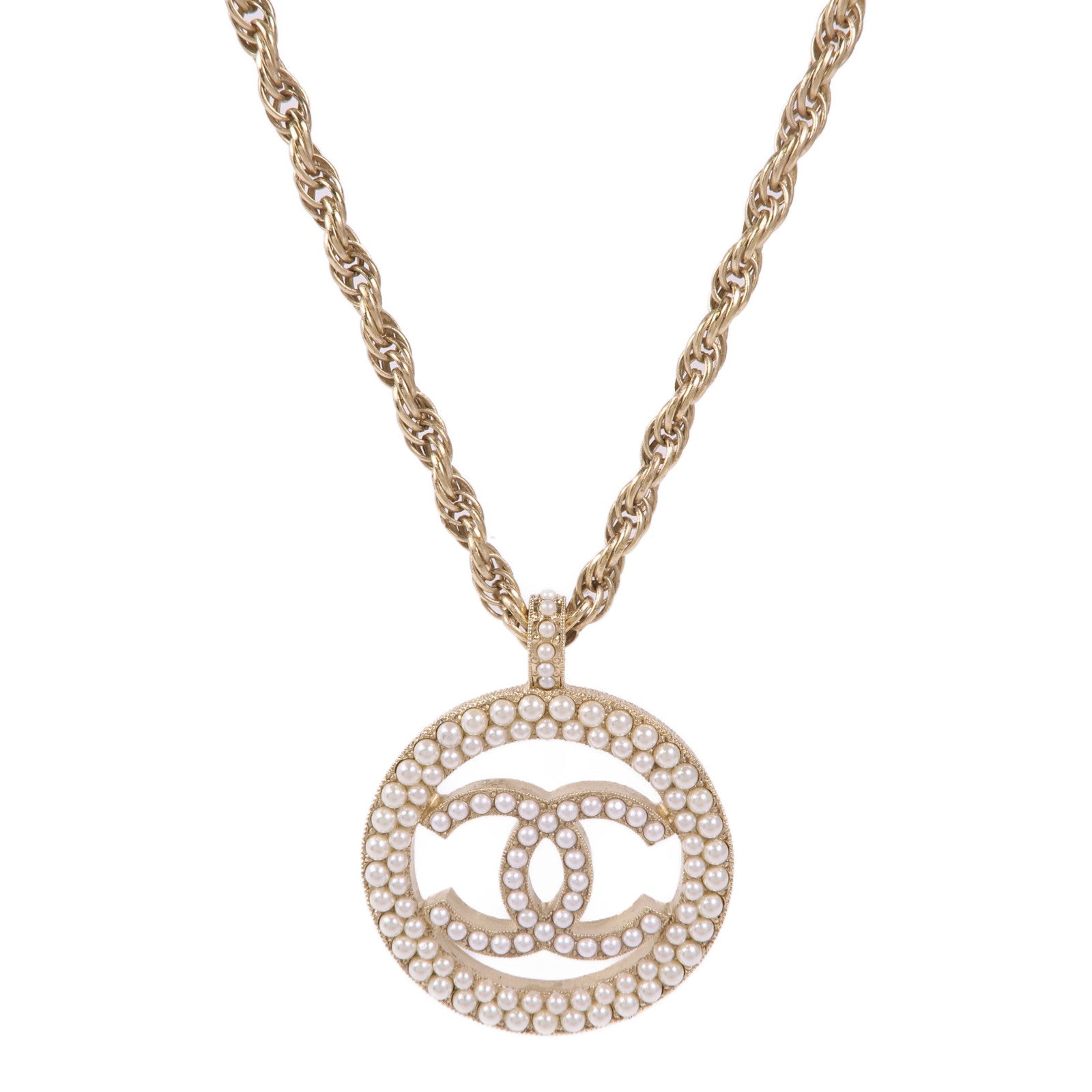 CHANEL PVC/金屬Necklace項鍊