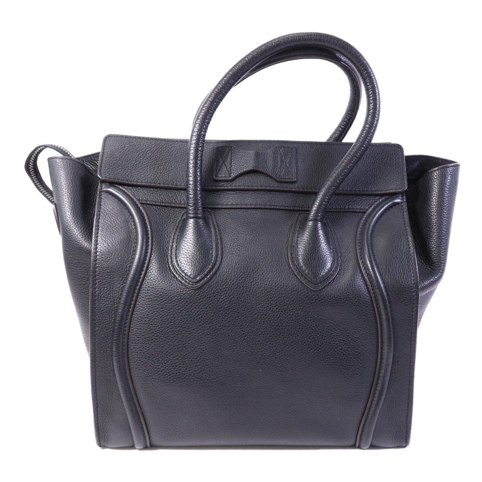 CELINE 牛皮皮革Mini Luggage手挽袋
