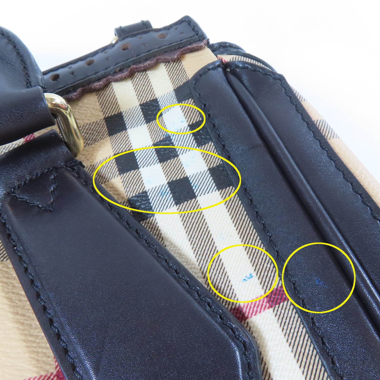 BURBERRY 【激減優惠】塗層帆布2 Way Shoulder金扣手挽肩背兩用袋啡色