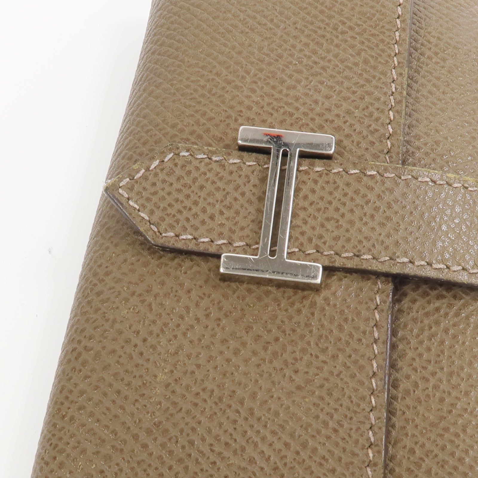HERMES Epsom皮革Bearn Key Holder鎖匙包Etain