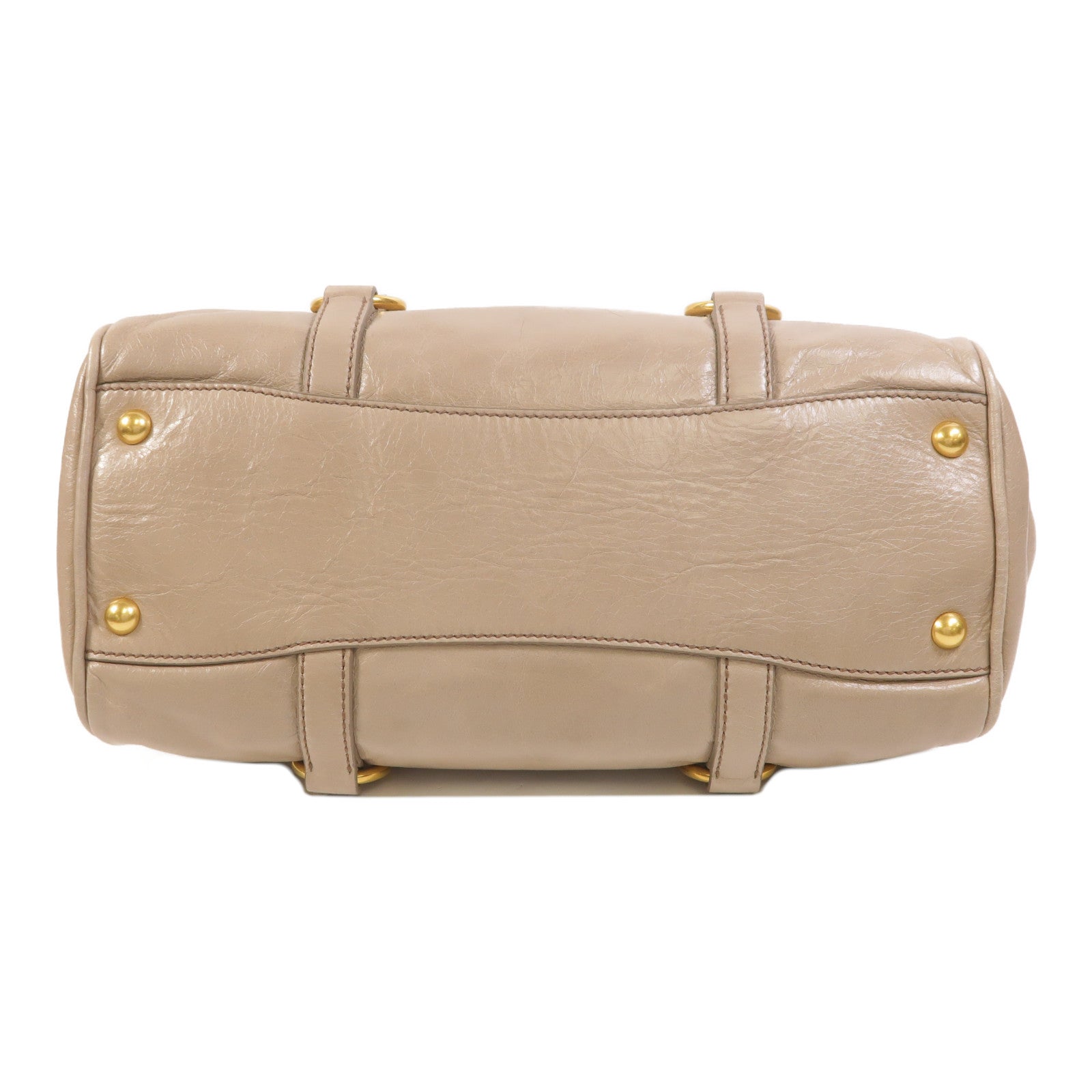 Miu Miu 牛皮皮革2 Way Shoulder手挽肩背兩用袋