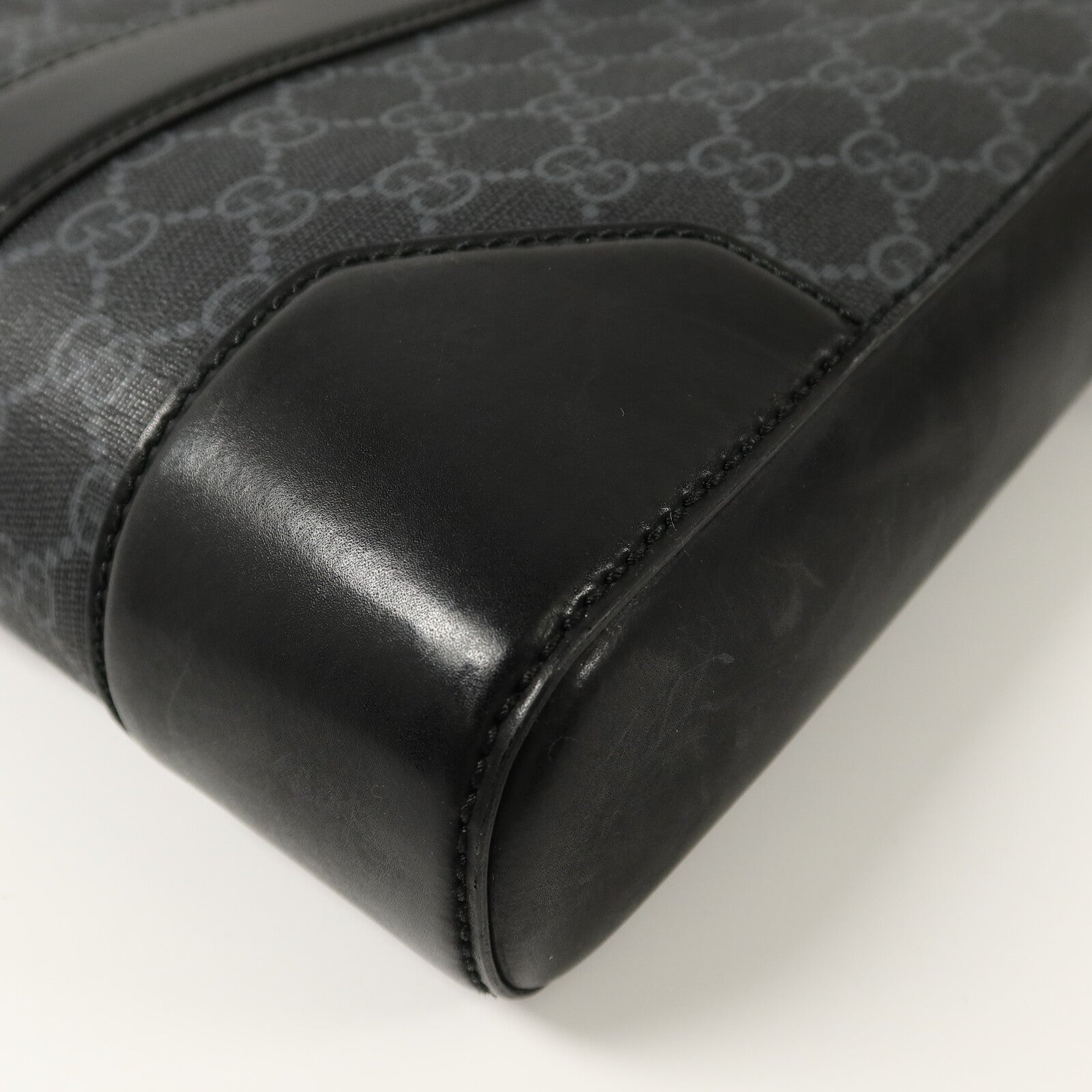 GUCCI 塗層帆布GG Supreme Briefcase肩背袋