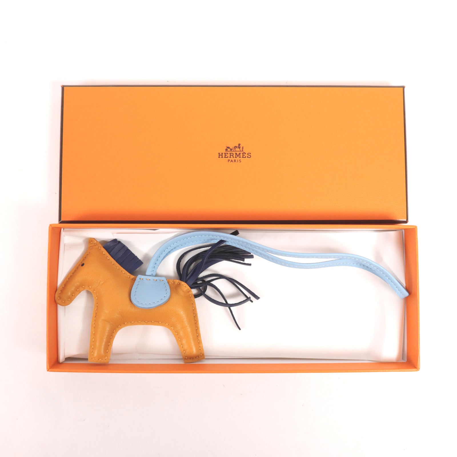 HERMES Milo皮革Rodeo PM掛飾