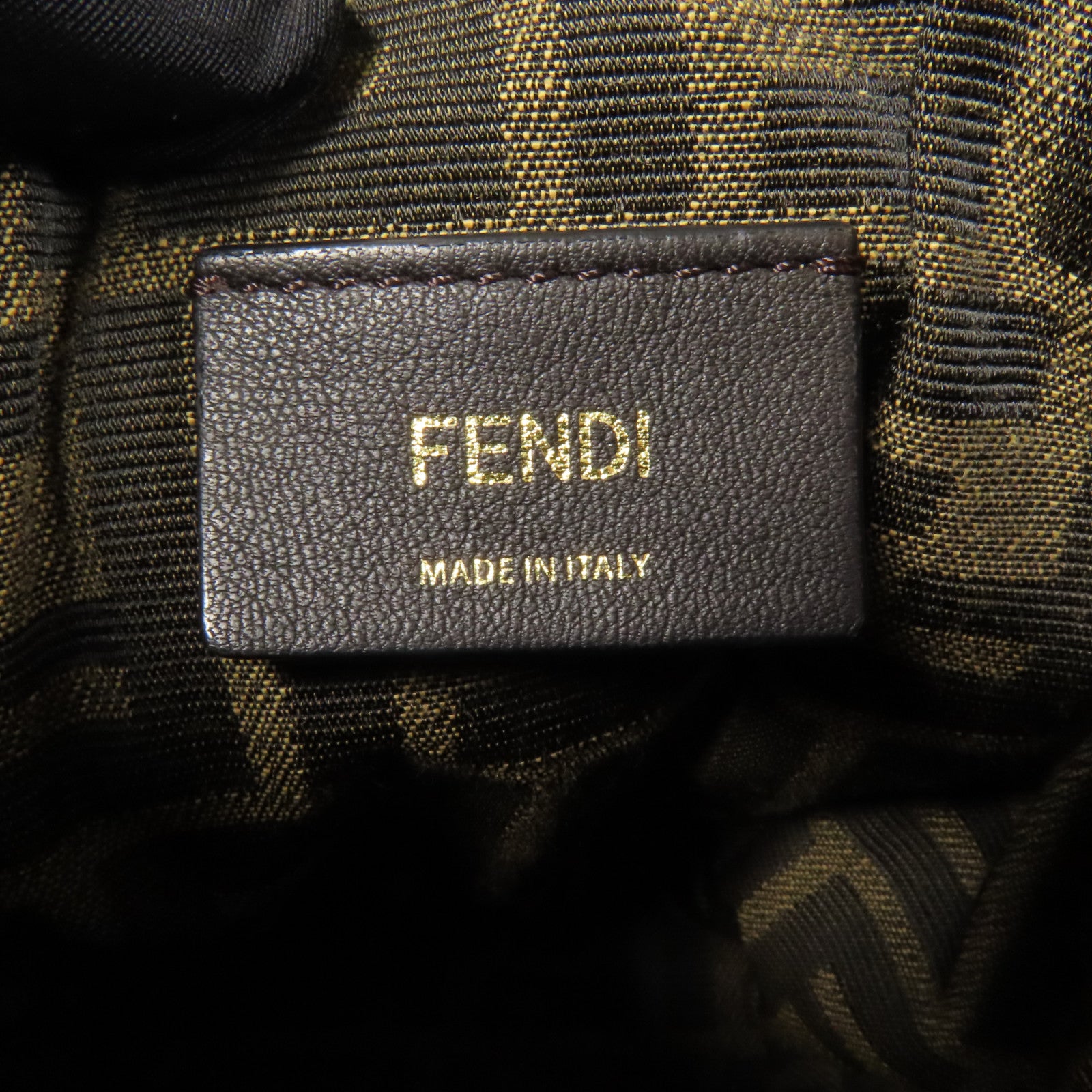 FENDI 帆布Mon Tresor金扣手挽肩背兩用袋