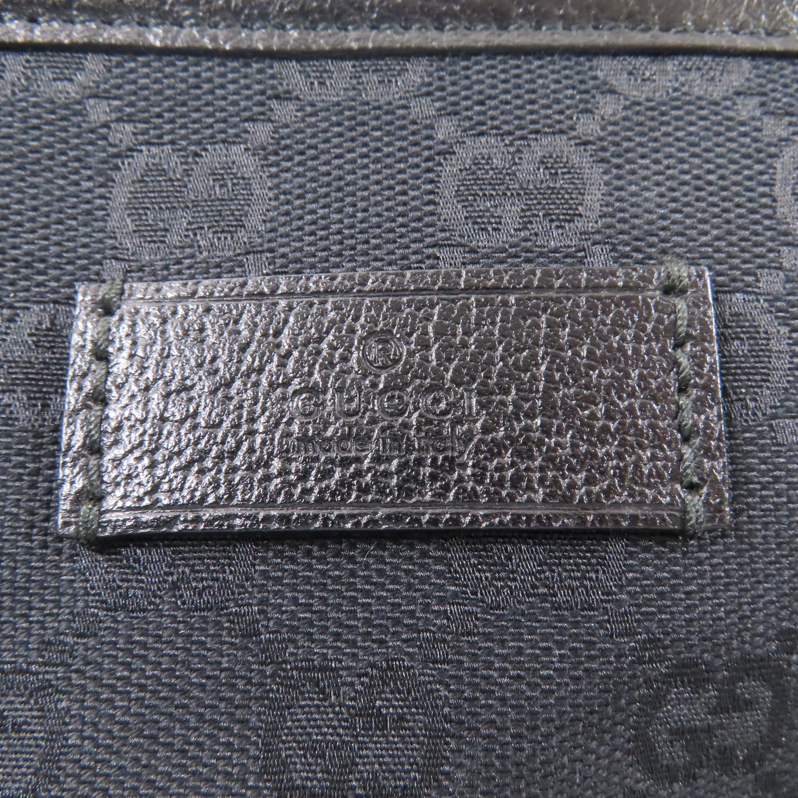 GUCCI 帆布2 Way Shoulder Bag銀扣手挽肩背兩用袋