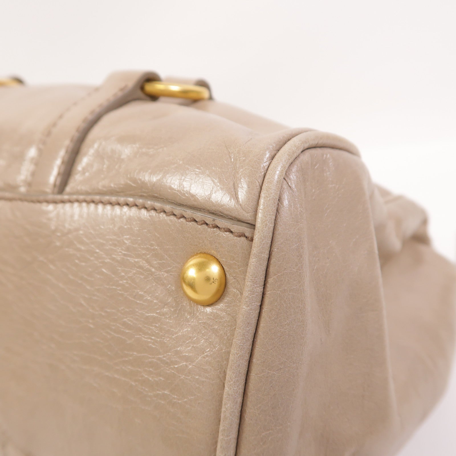 Miu Miu 牛皮皮革2 Way Shoulder手挽肩背兩用袋