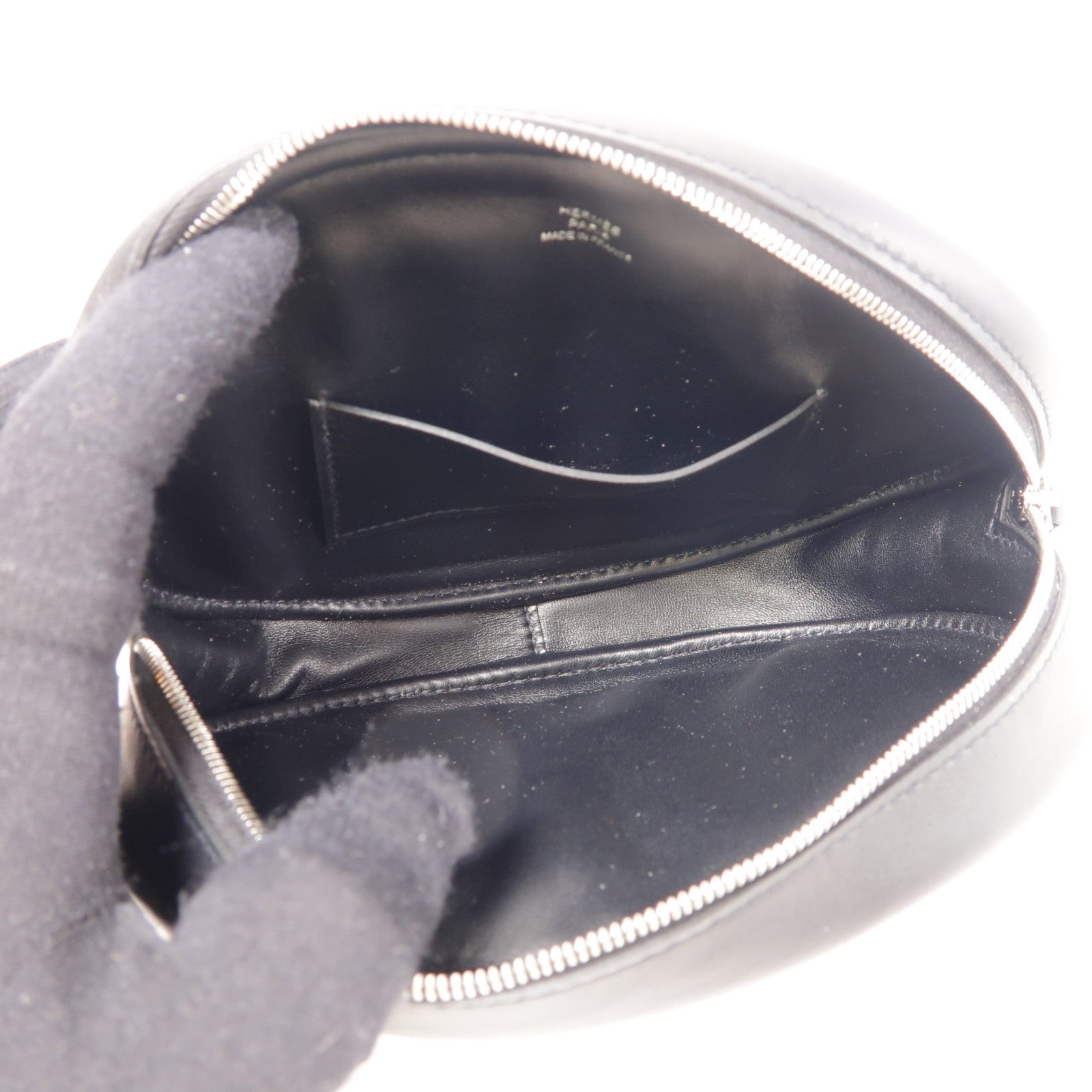 HERMES Swift皮革In The Loop Belt Bag銀扣腰包