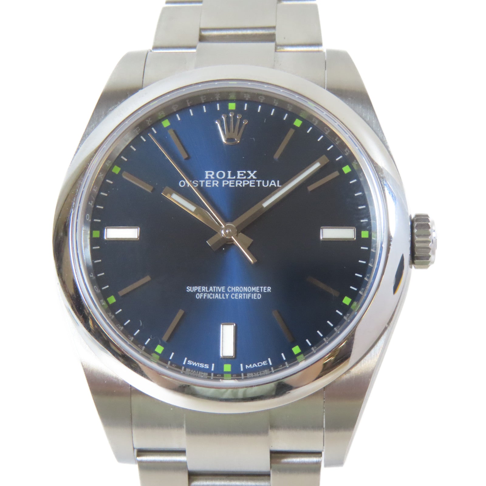 ROLEX Oyster Perpetual 39mm不鏽鋼手錶自動機芯黑色