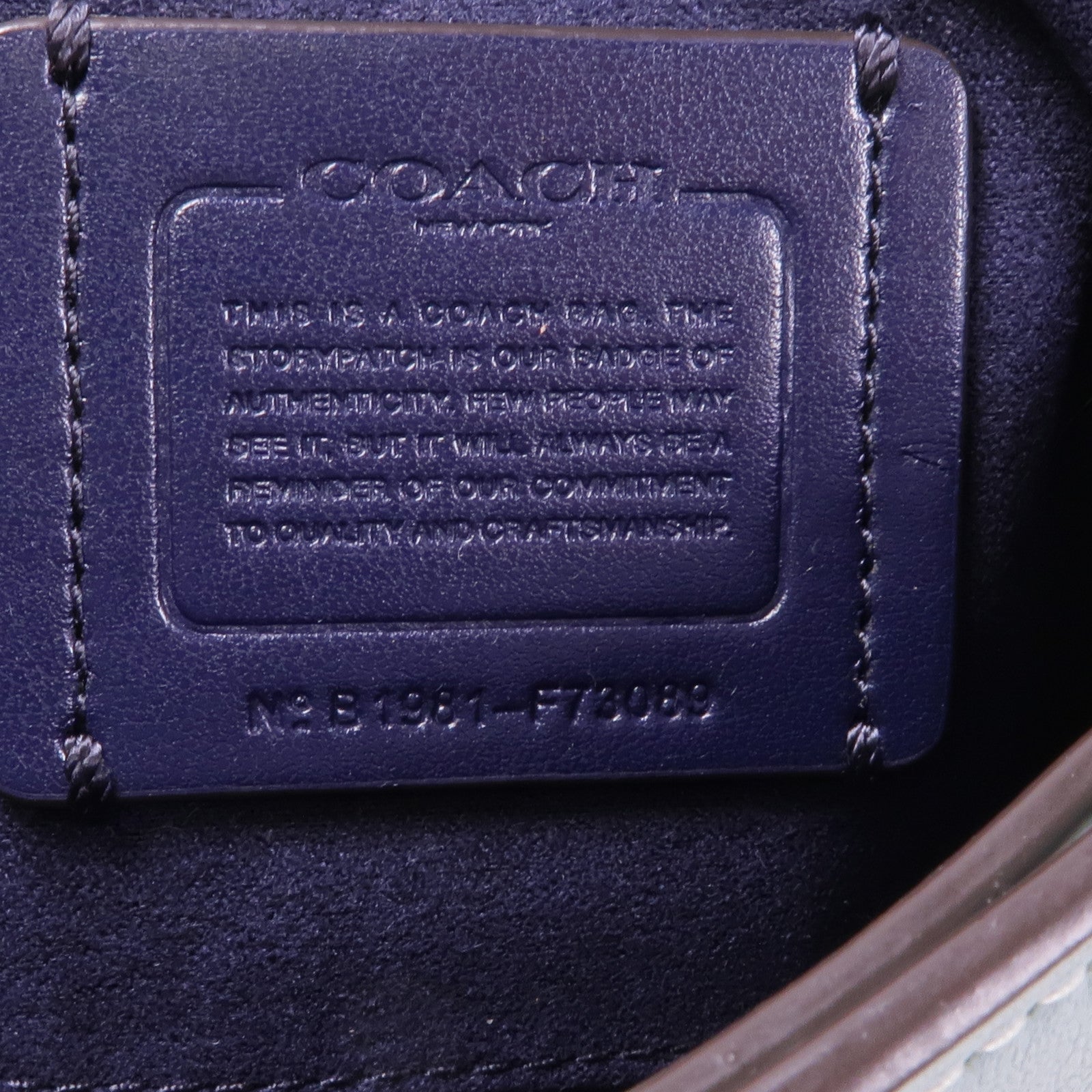 COACH 牛皮皮革Chain Shoulder銀扣鏈帶肩背袋