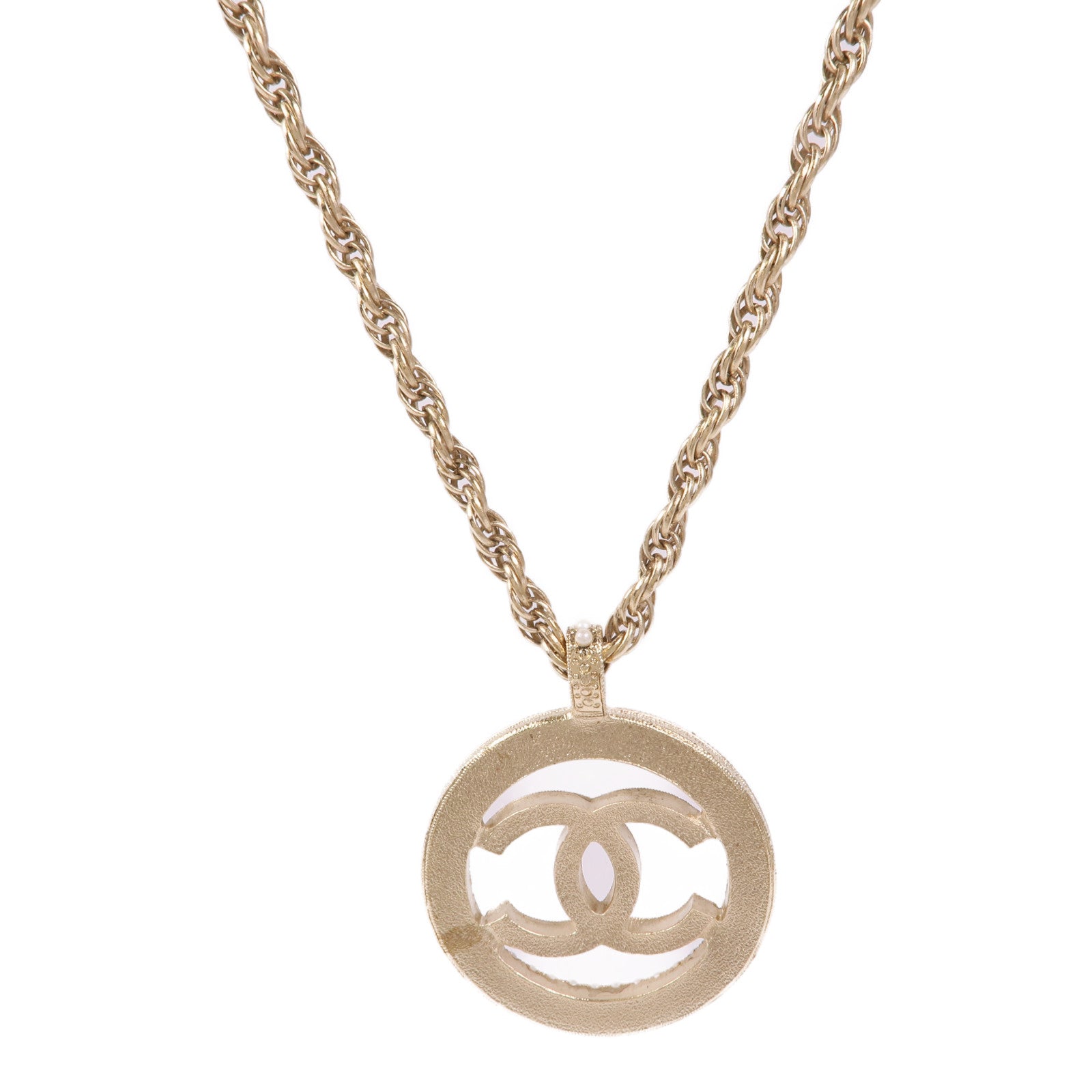 CHANEL PVC/金屬Necklace項鍊