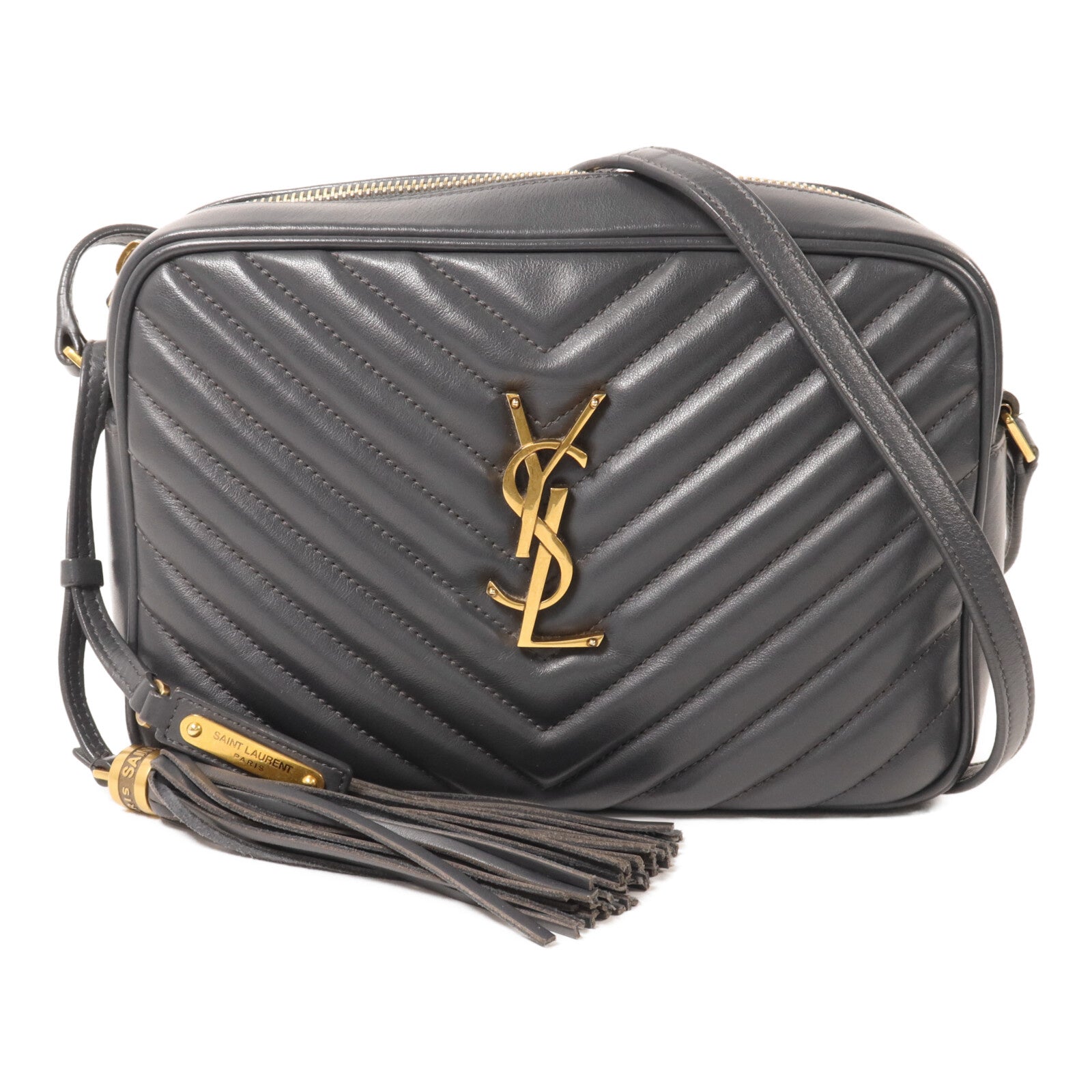 SAINT LAURENT 牛皮皮革Lou Camera肩背袋