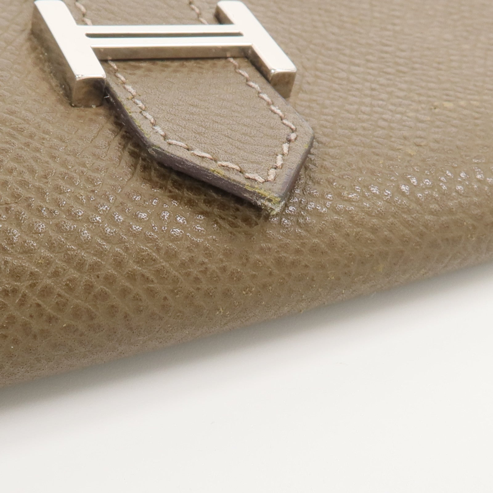 HERMES Epsom皮革Bearn Key Holder鎖匙包Etain