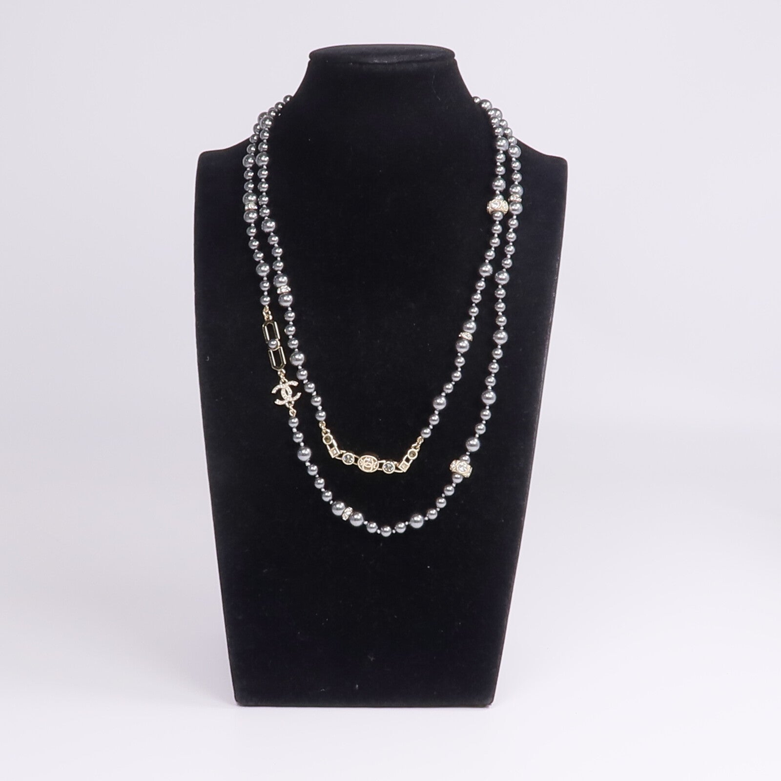 CHANEL PVC/金屬Necklace項鍊