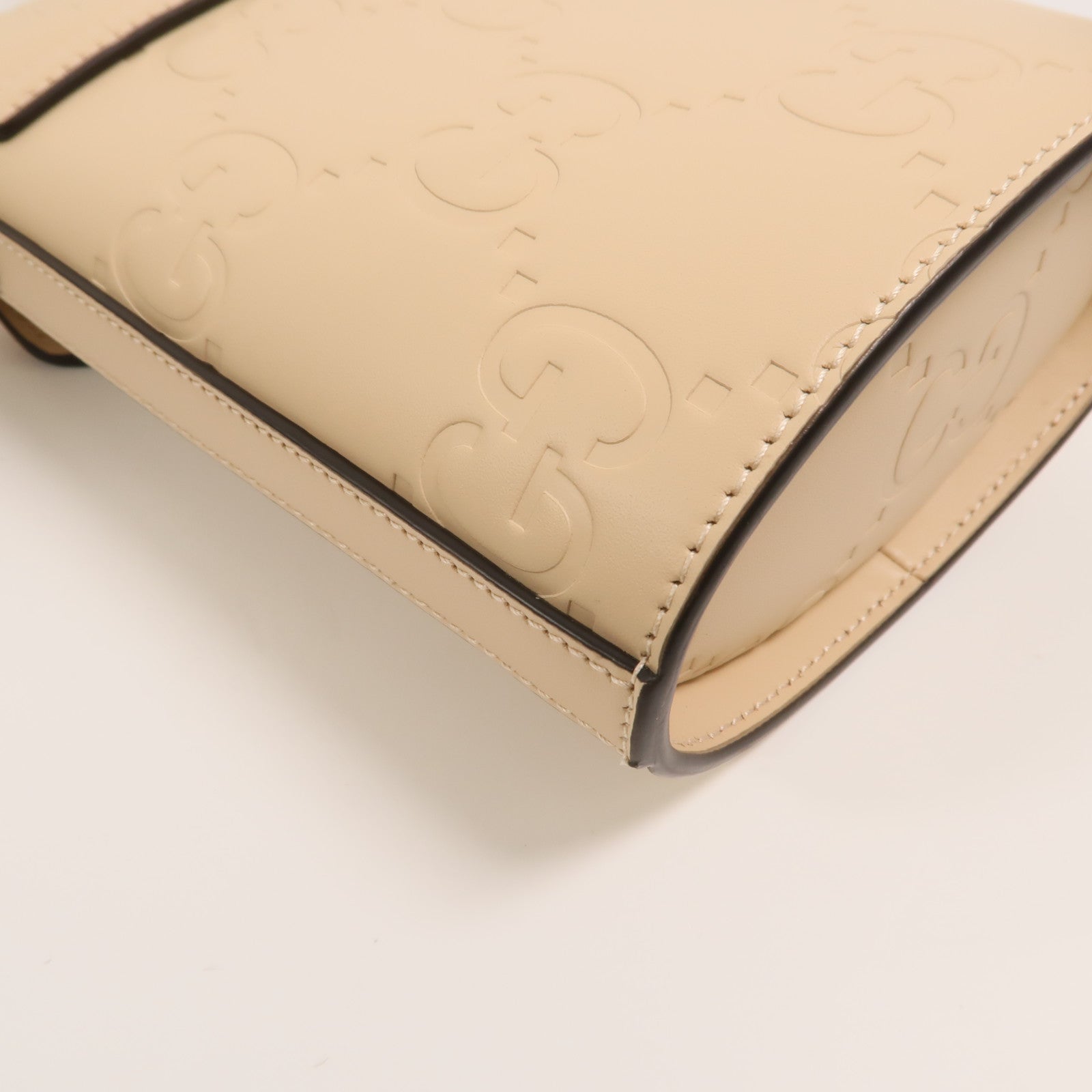 GUCCI 牛皮皮革Guccissima手挽肩背兩用袋
