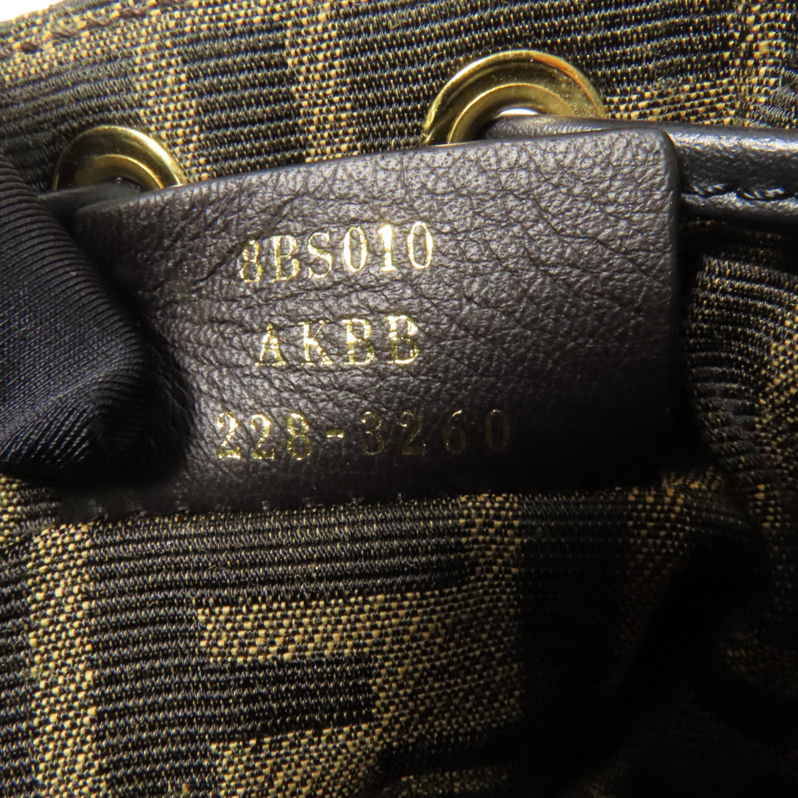 FENDI 帆布Mon Tresor金扣手挽肩背兩用袋