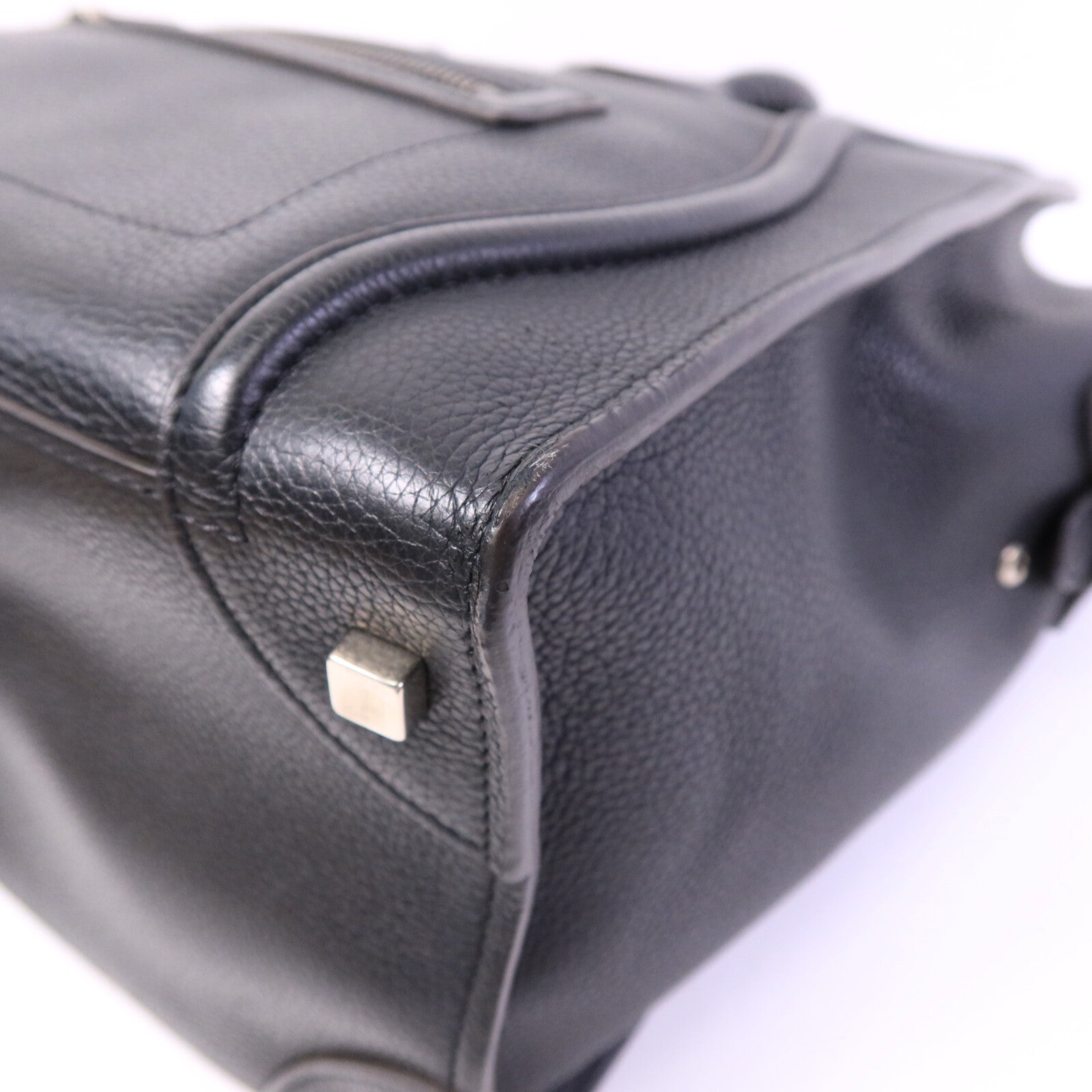 CELINE 牛皮皮革Mini Luggage手挽袋
