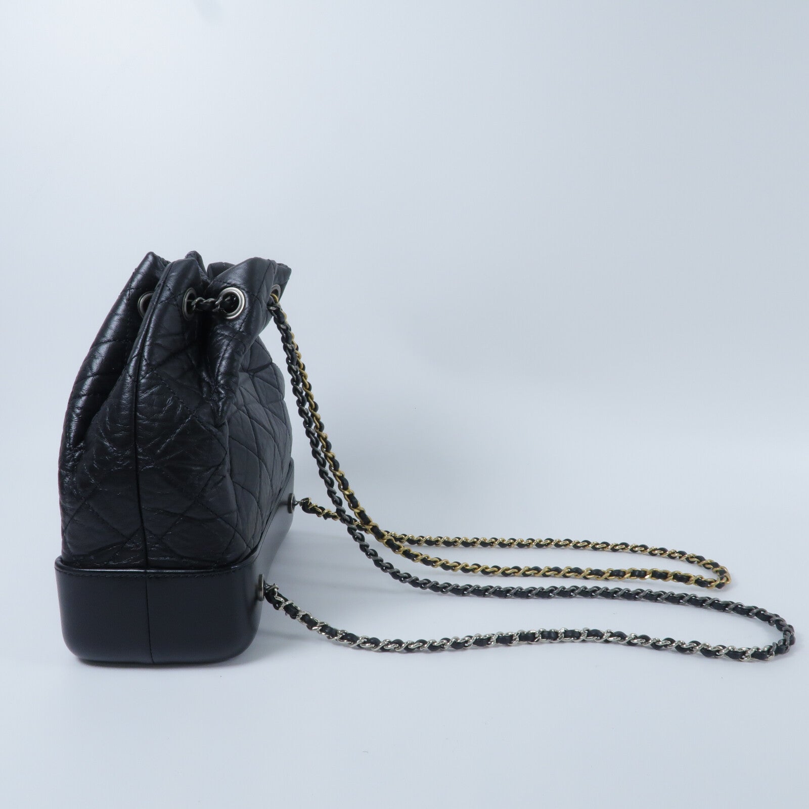 CHANEL 牛皮皮革Gabrielle BackPack鏈帶背包